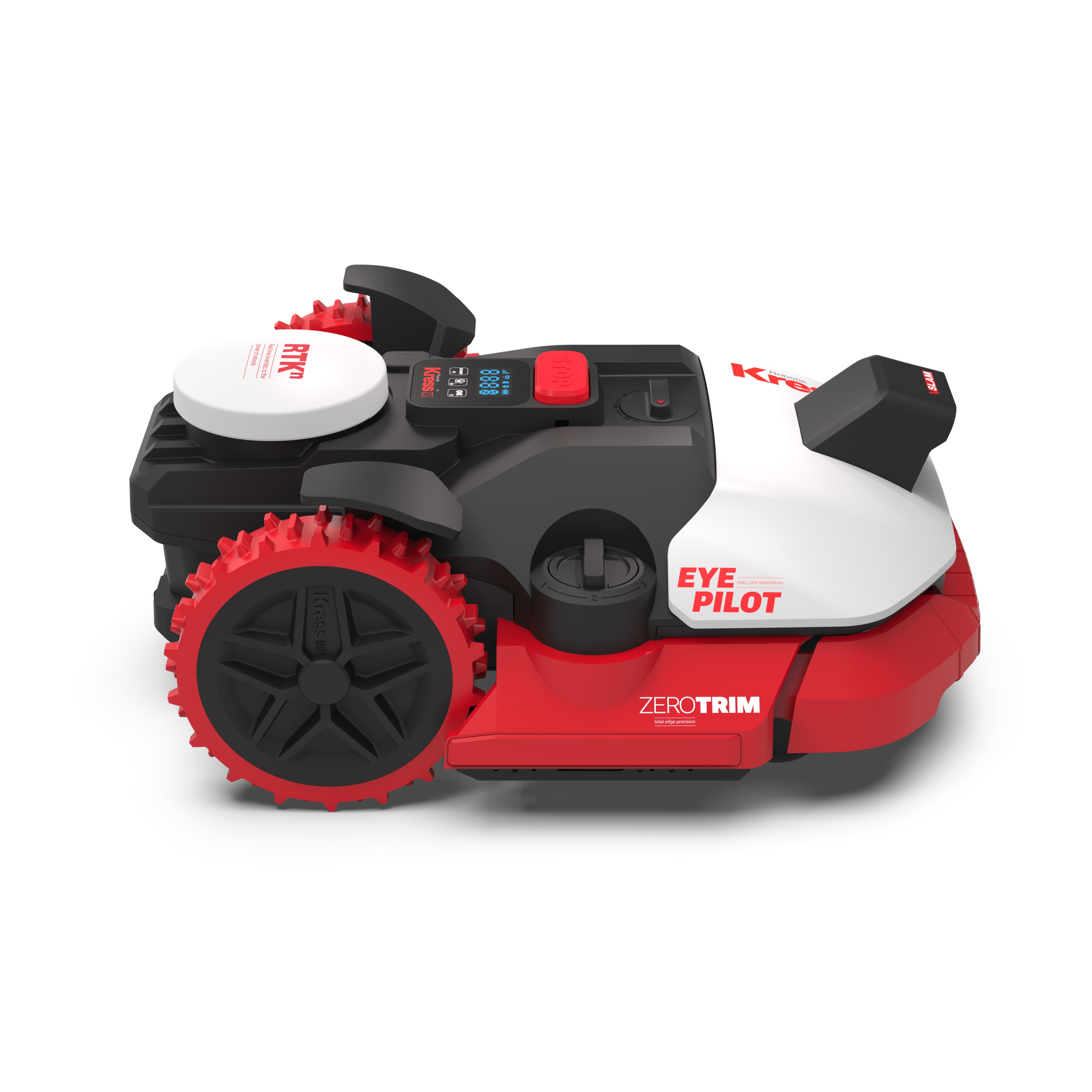 Kress EyePilot® RTKⁿ 700 m² AI robotic lawn mower with Mono VSLAM camera, ZeroTrim