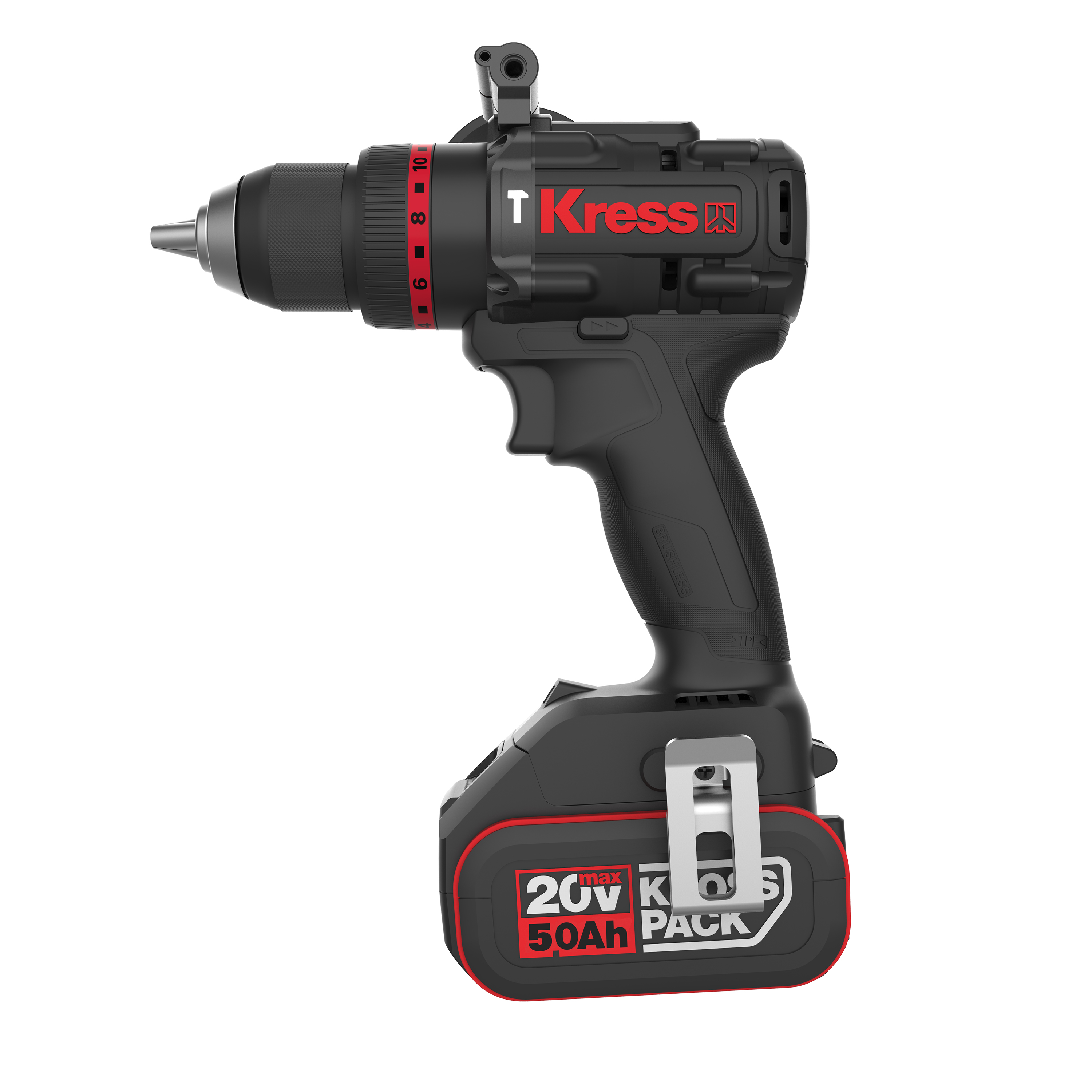 Taladro Percutor Brushless 20V 2bat 5Ah 95Nm