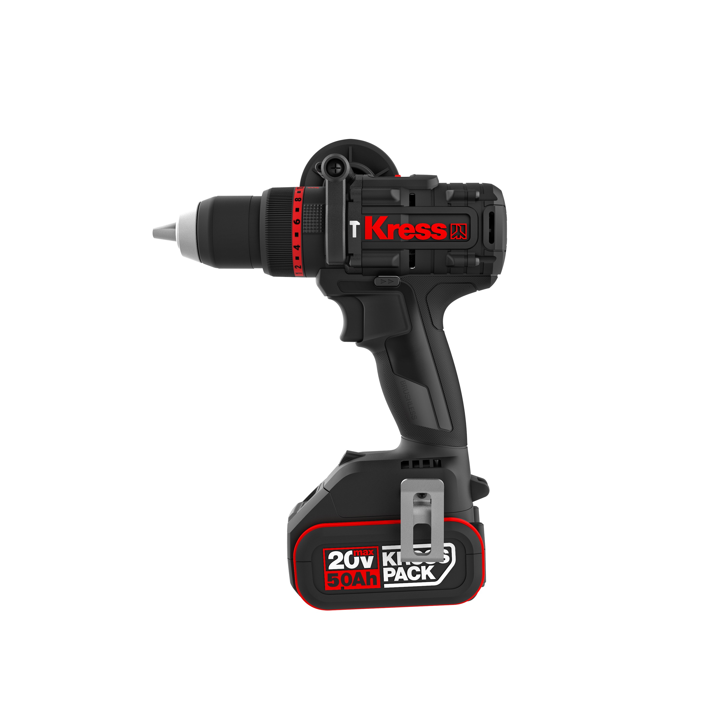 Taladro Percutor Brushless 20V 2bat 5Ah 150Nm