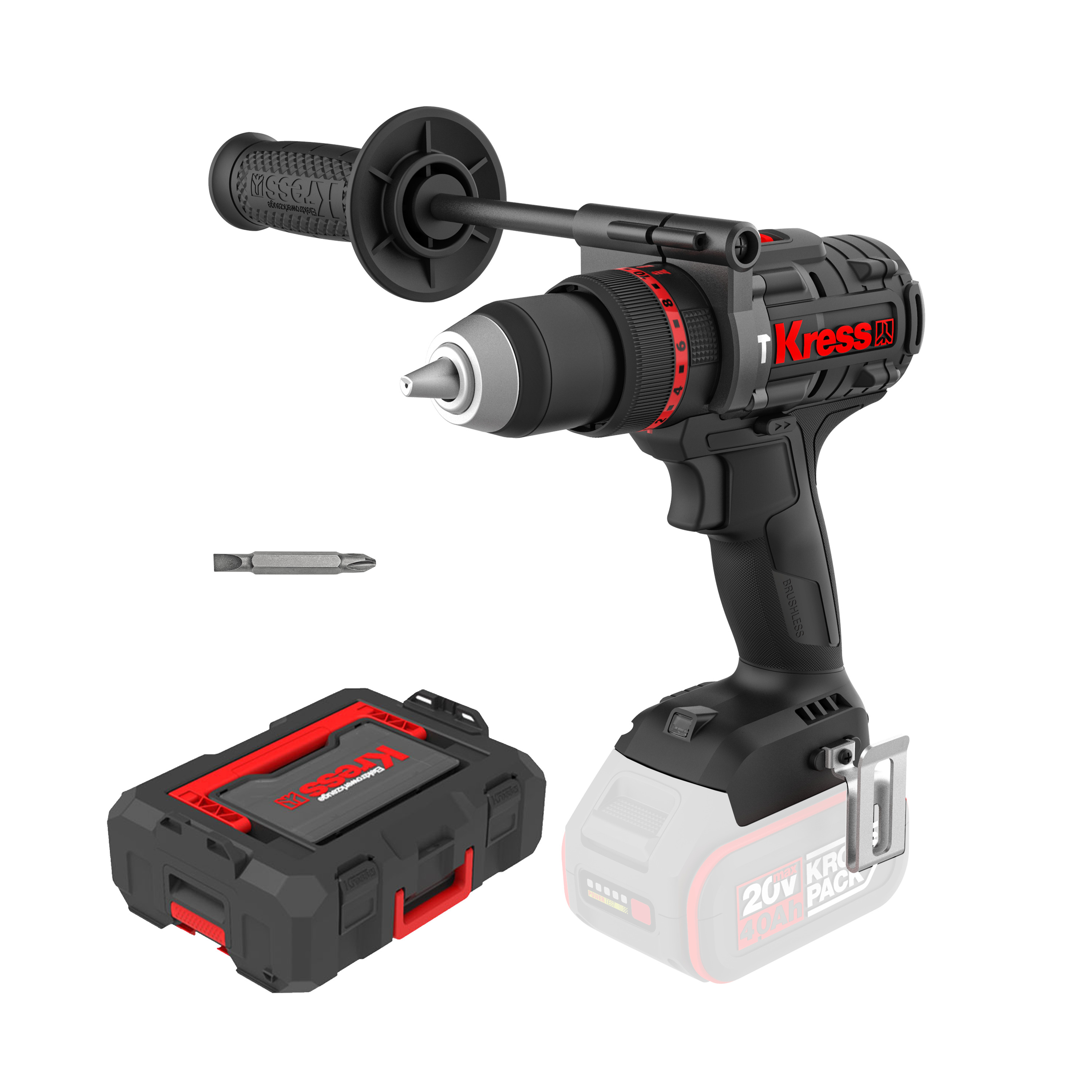 Taladro Percutor Brushless 20V S/bat 150Nm