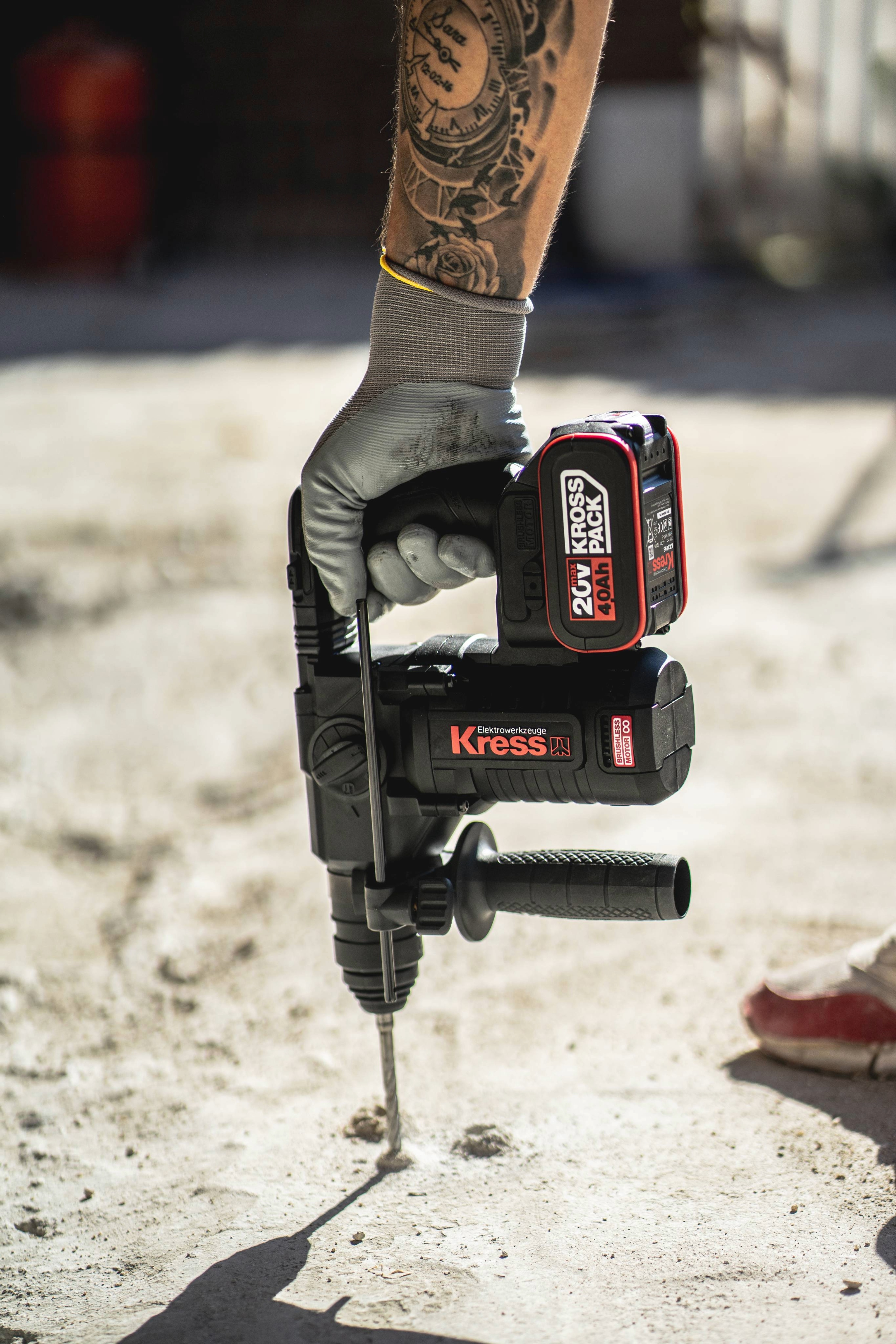 Martillo 4F Brushless 2,2J 20V 4Ah 2Bat
