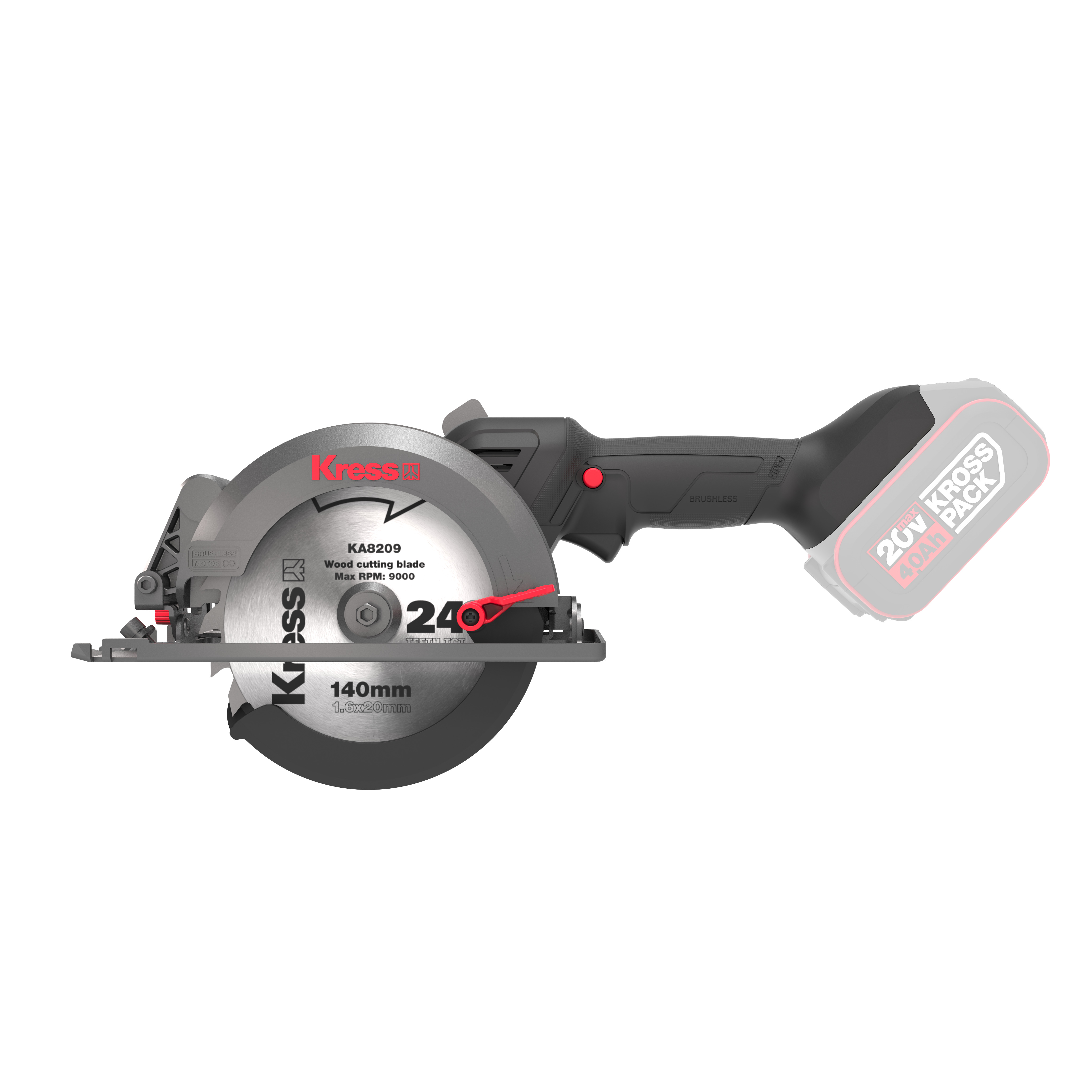 Sierra circular 140mm Brushless 20V S/bat
