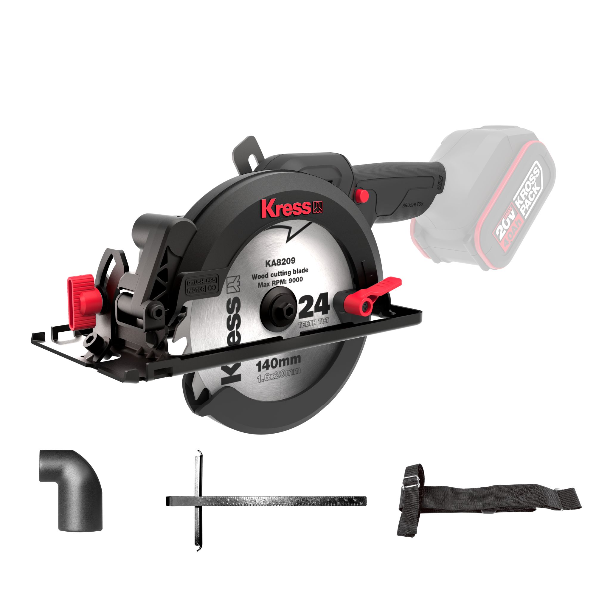 Sierra circular 140mm Brushless 20V S/bat