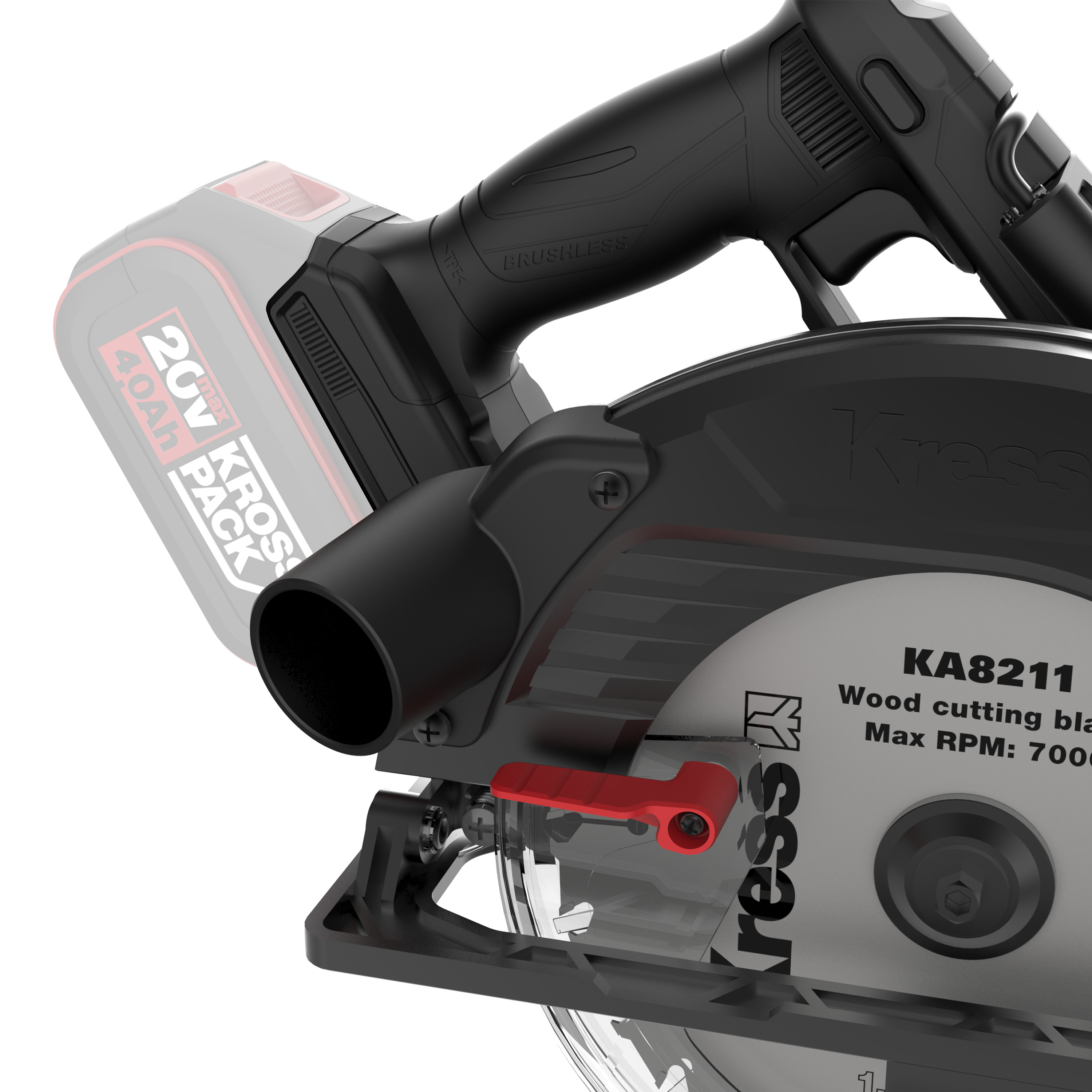 Sierra circular 185mm Brushless 20V S/bat