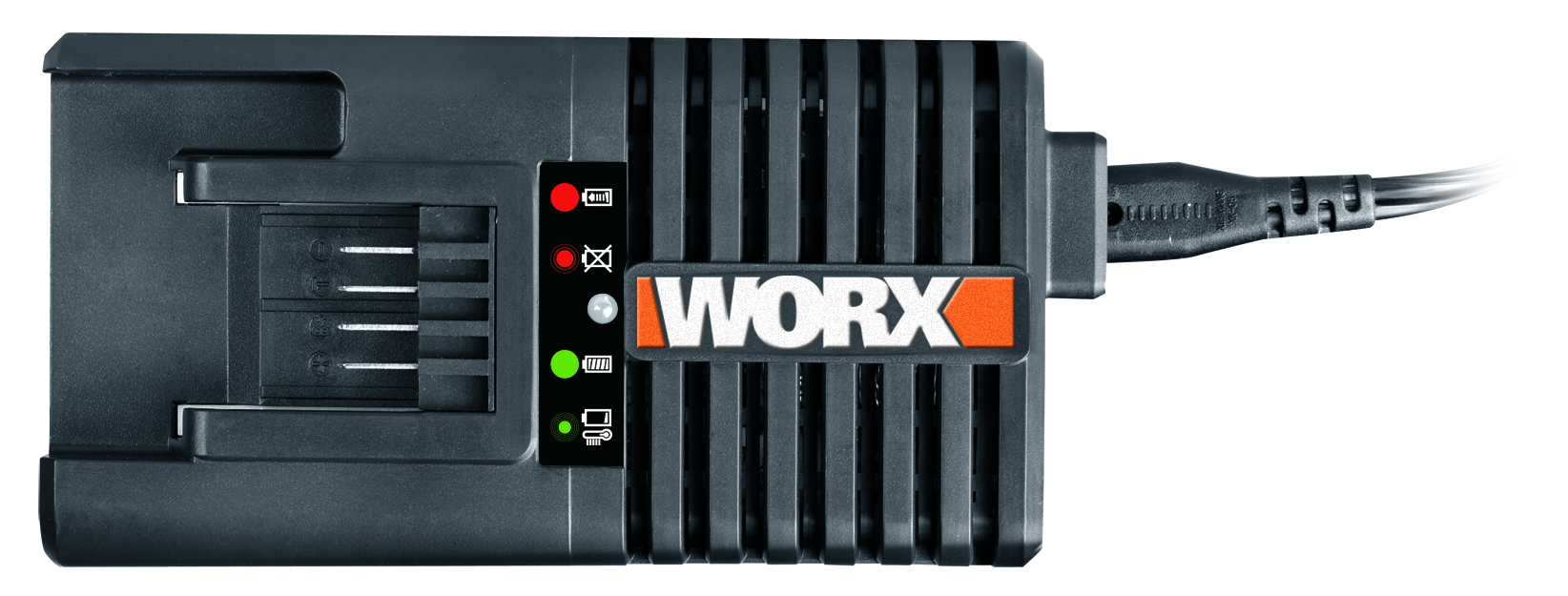 Worx WA3848 - Cargador rápido 16V/20V Compatible POWERSHARE