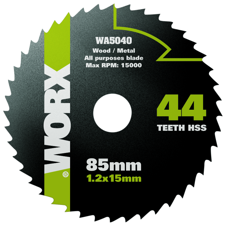 Worx WA5040 - Disco de widea para madera 85mm