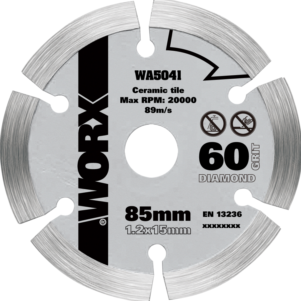 Worx WA5041 - Disco de diamante 85mm