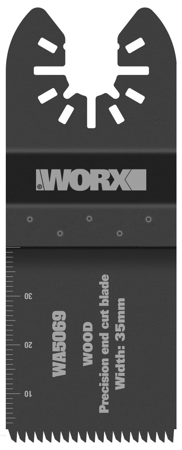 Worx WA5069 - Cuchilla de inmersión 35mm | 3 piezas