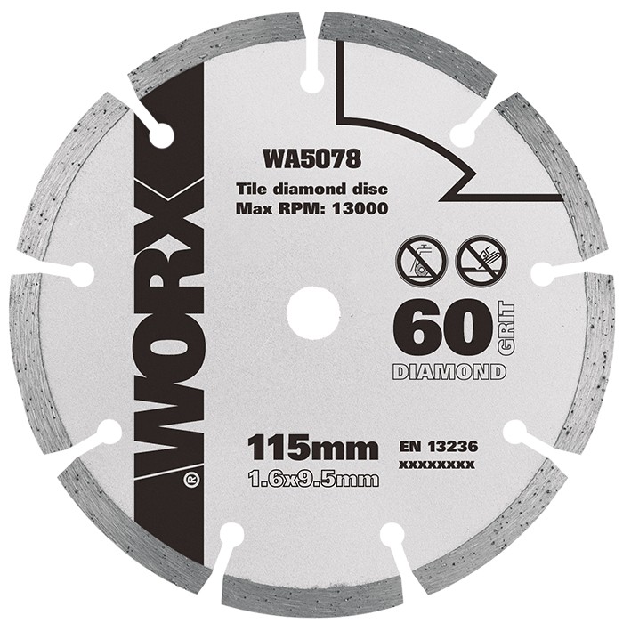 Worx WA5078 - Disco de diamante 115mm