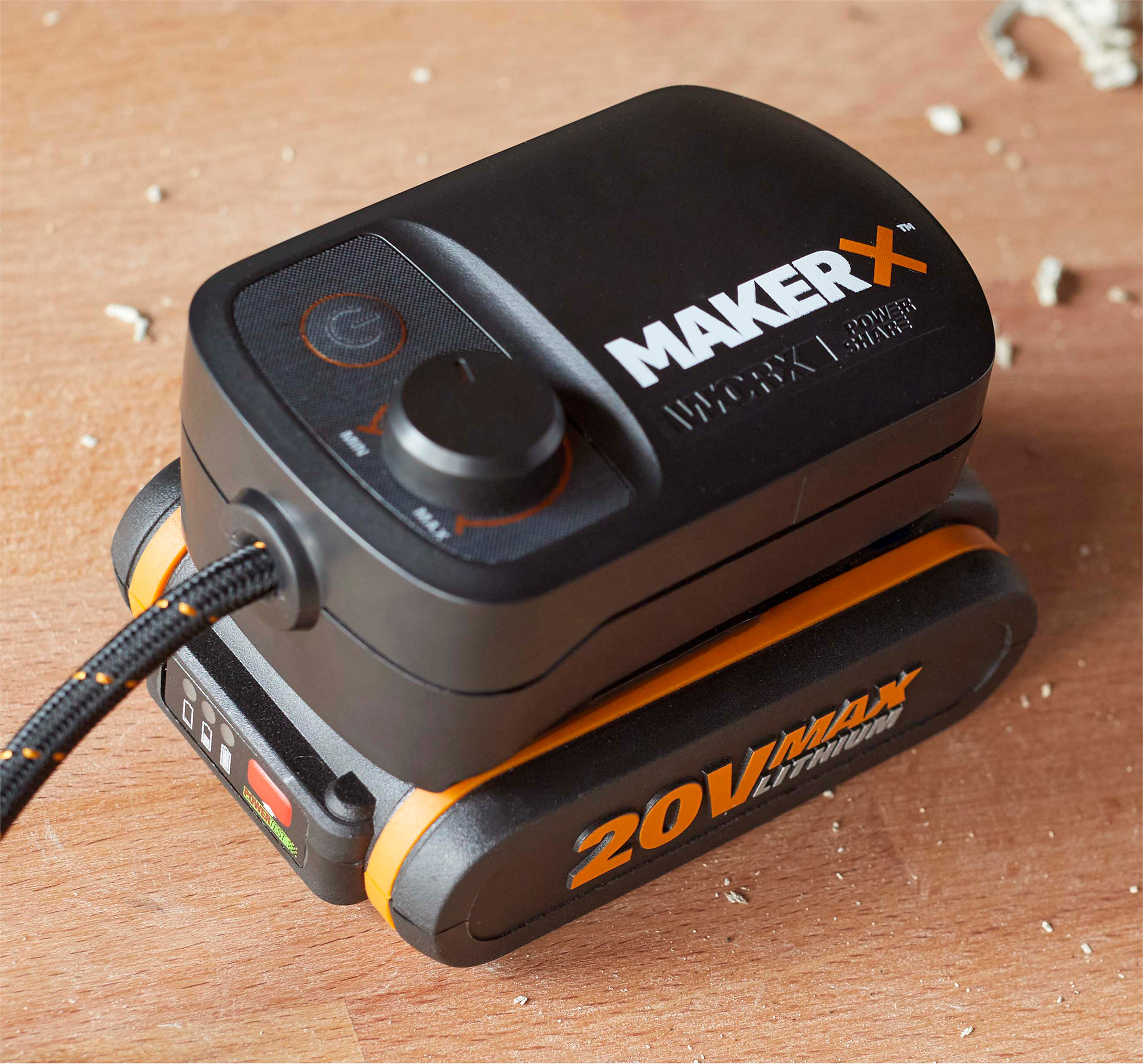 Worx WA7161 - Adaptador para Maker X con puerto USB