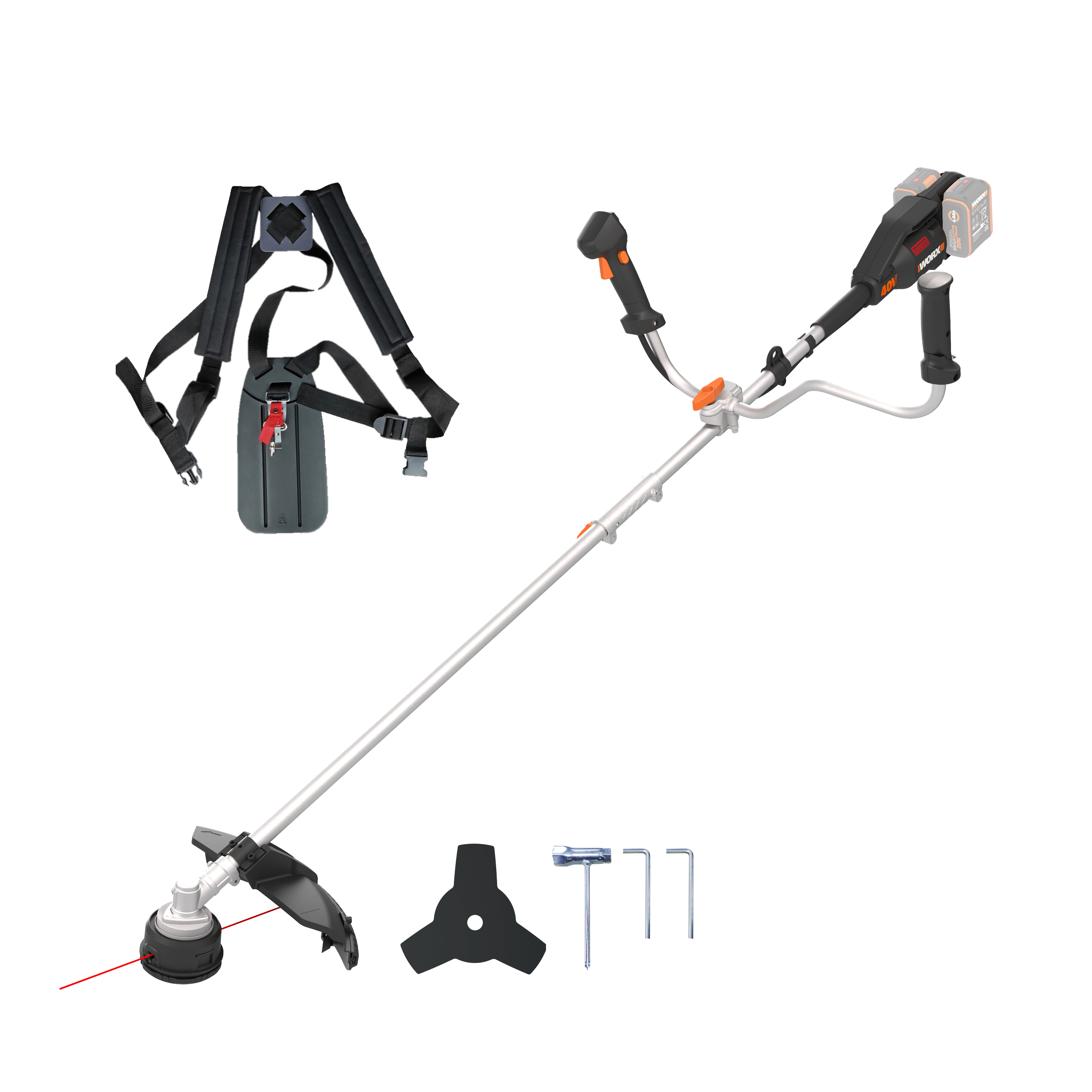 Cortabordes / Desbrozadora 38 cm BL NITRO 40V (2*20V) (S/bat)