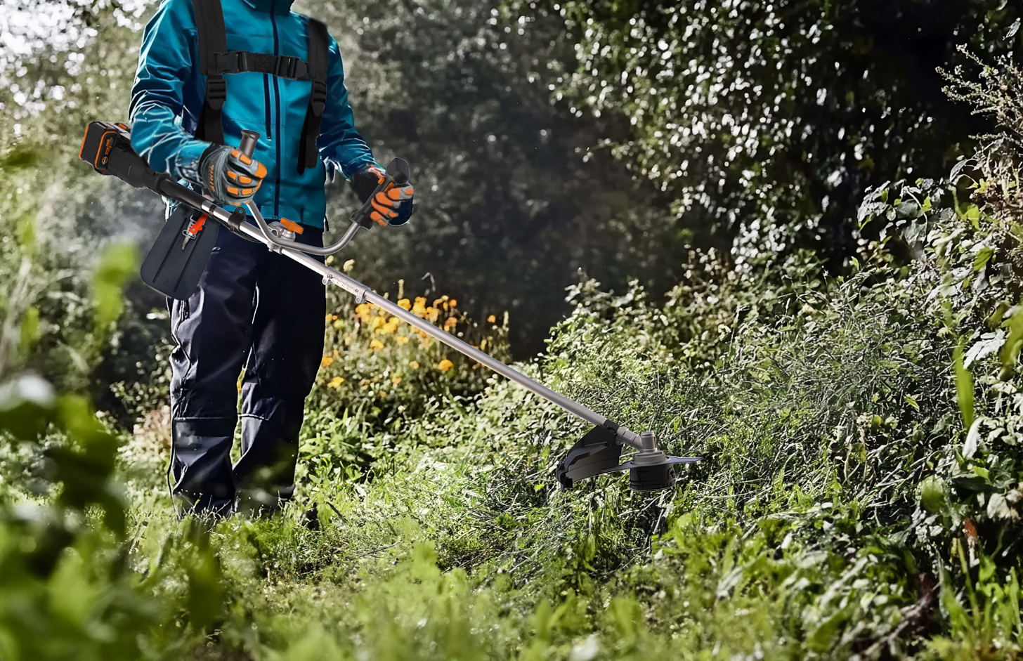 Cortabordes / Desbrozadora 38 cm BL NITRO 40V (2*20V) (S/bat)