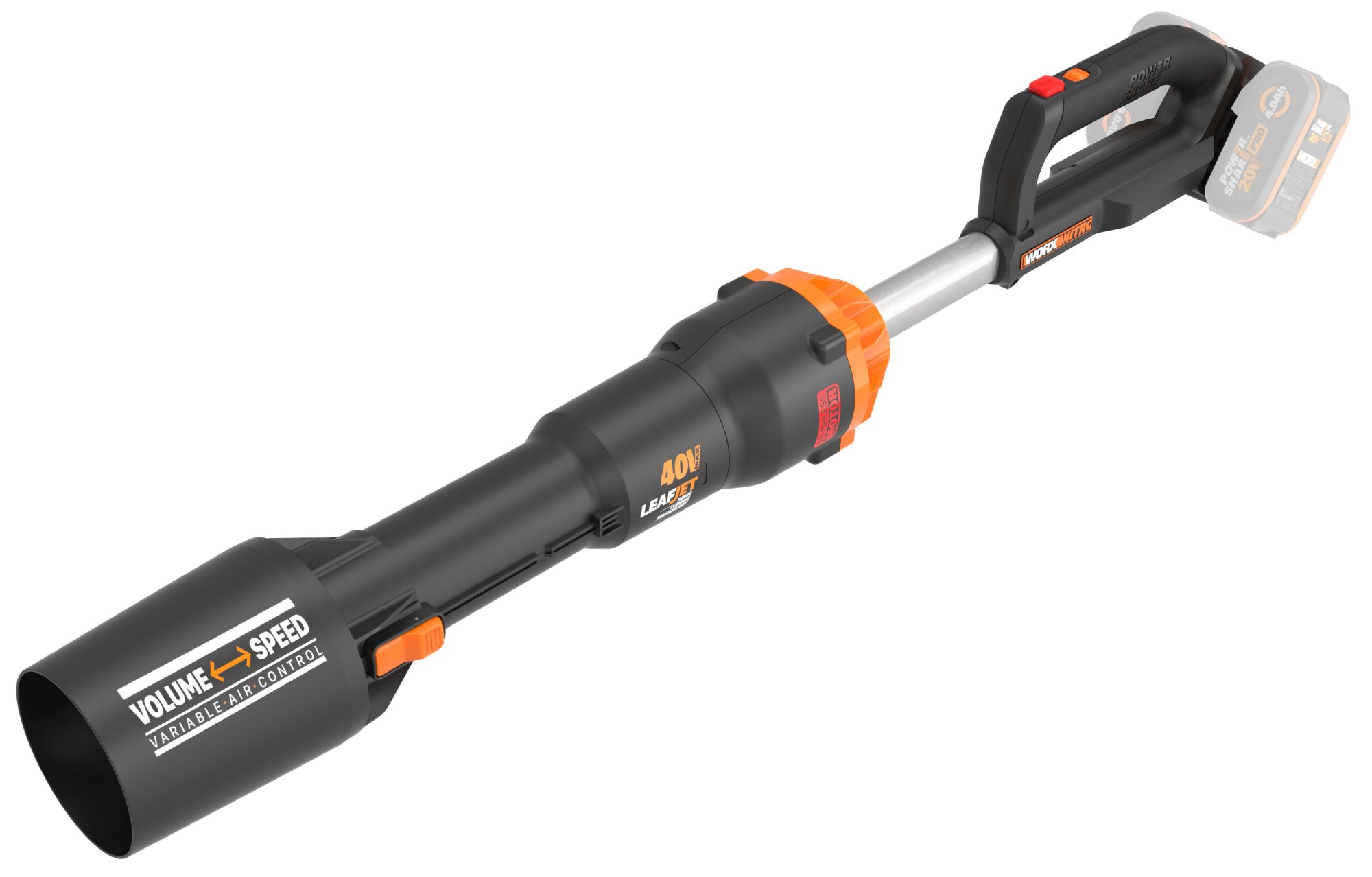 Soplador Compact Leafjet BL NITRO 40V (2*20V) (S/bat)