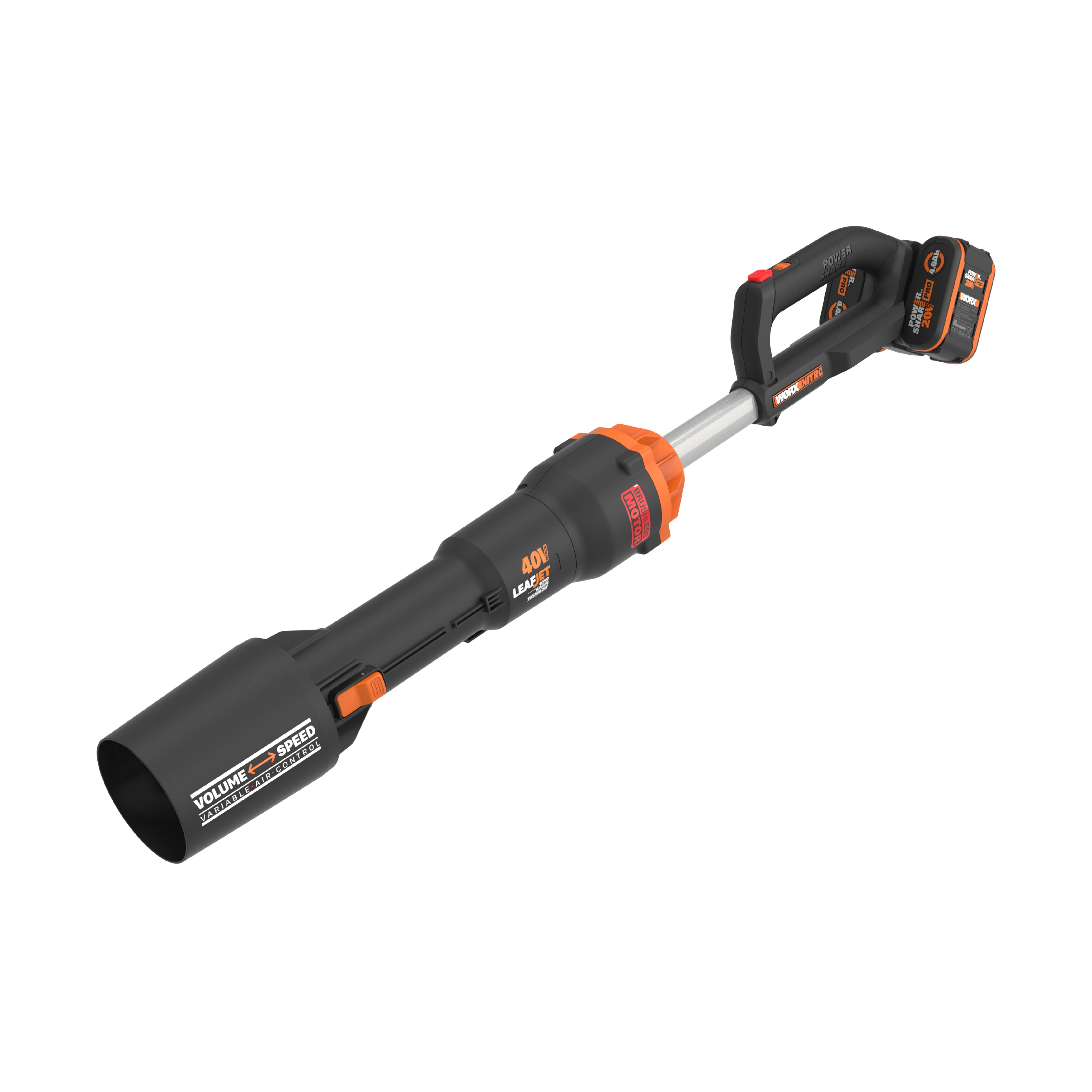 Soplador Compact Leafjet BL NITRO 40V (2*20V) (2bat 4,0Ah)