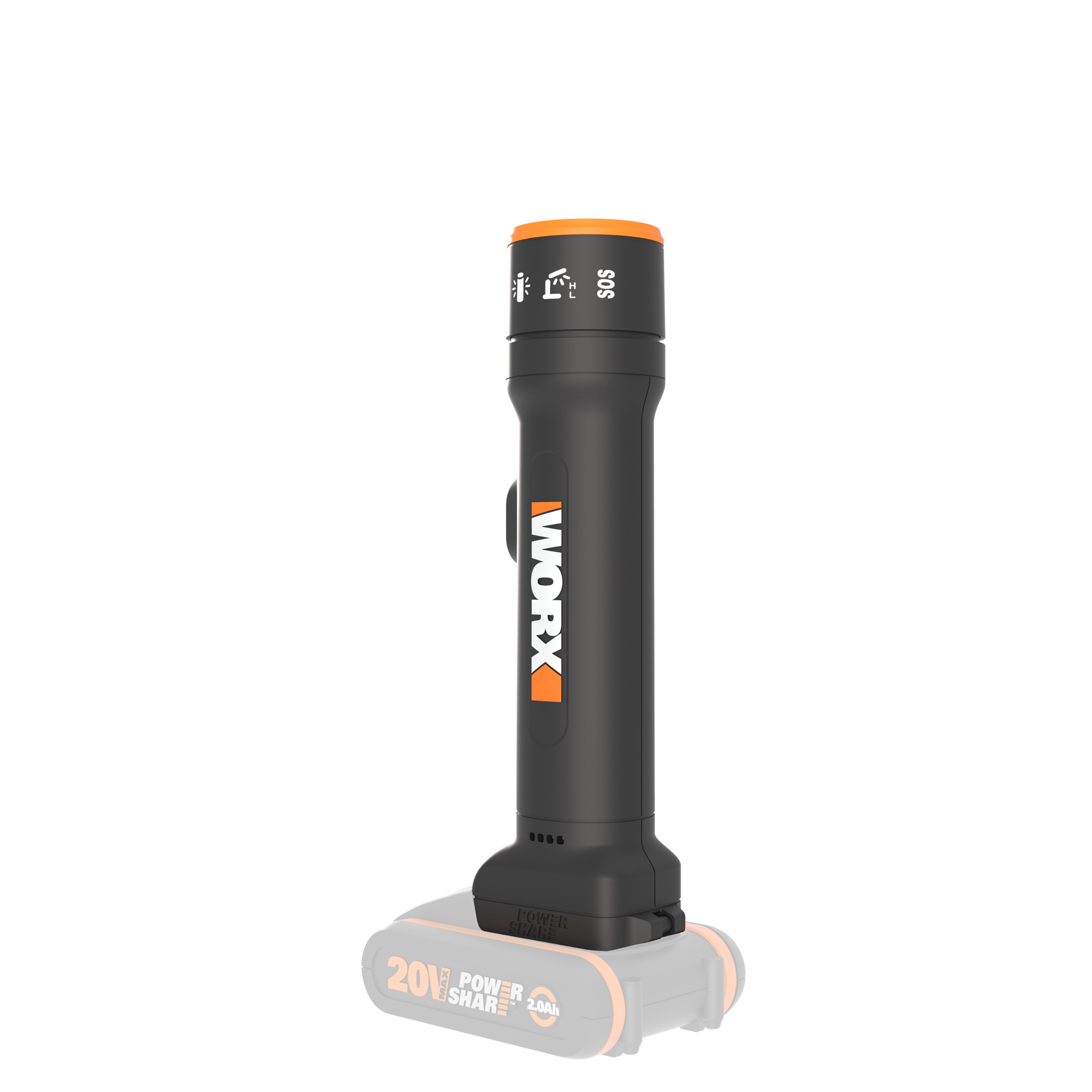 Worx WX027.9 - Linterna LED 4 funciones 20V (S/bat)
