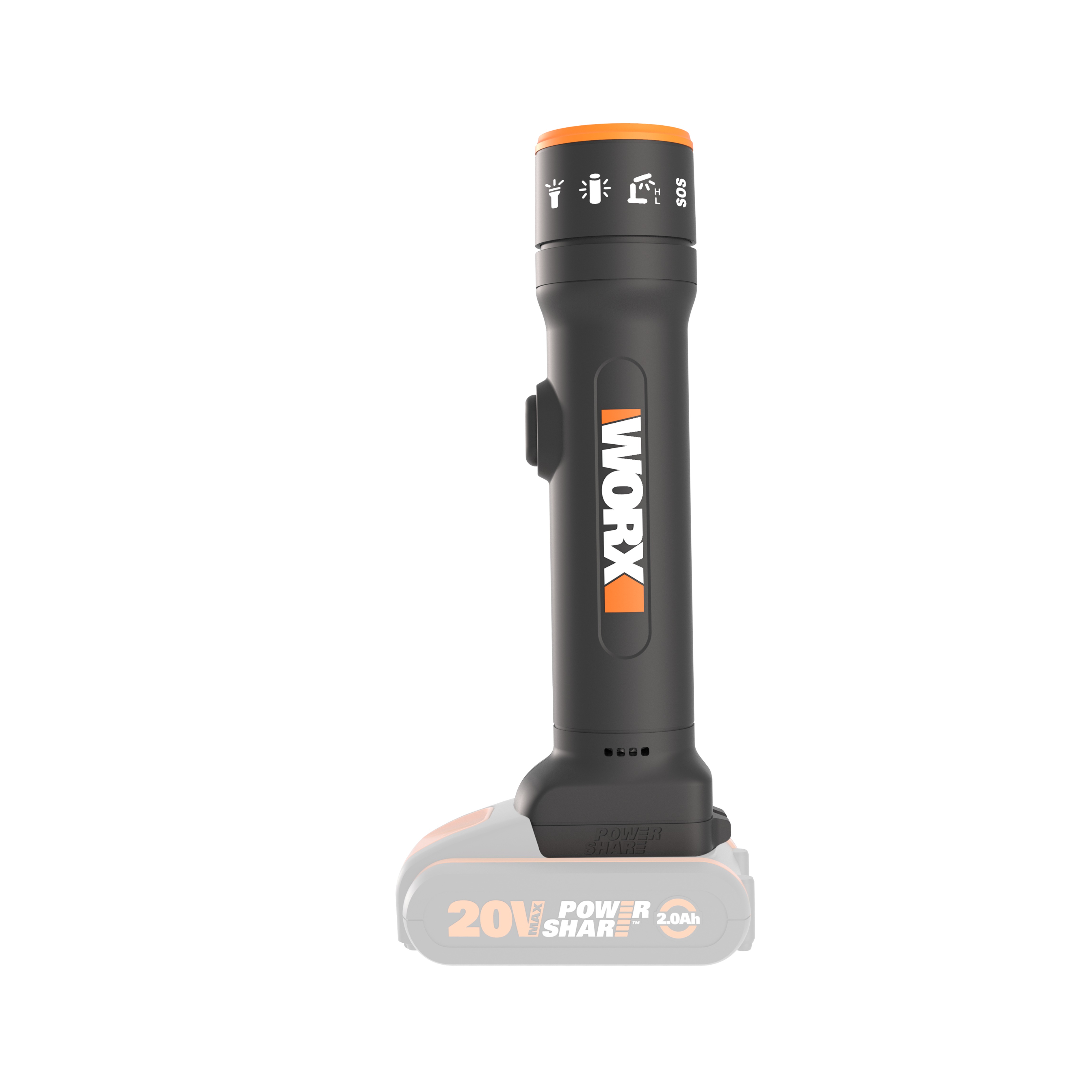Worx WX027.9 - Linterna LED 4 funciones 20V (S/bat)