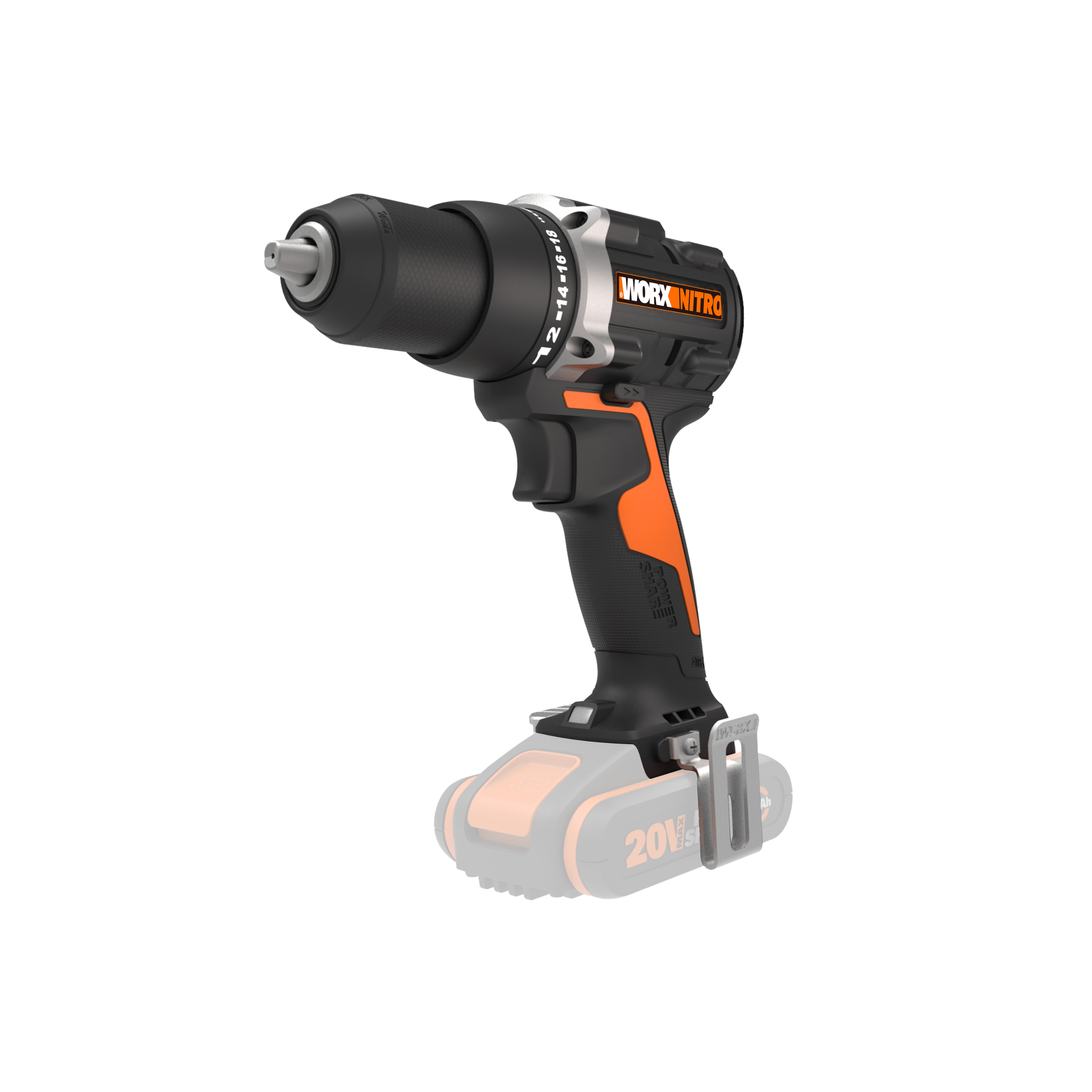 Worx WX102.9 - Taladro atornillador BL (S/bat)