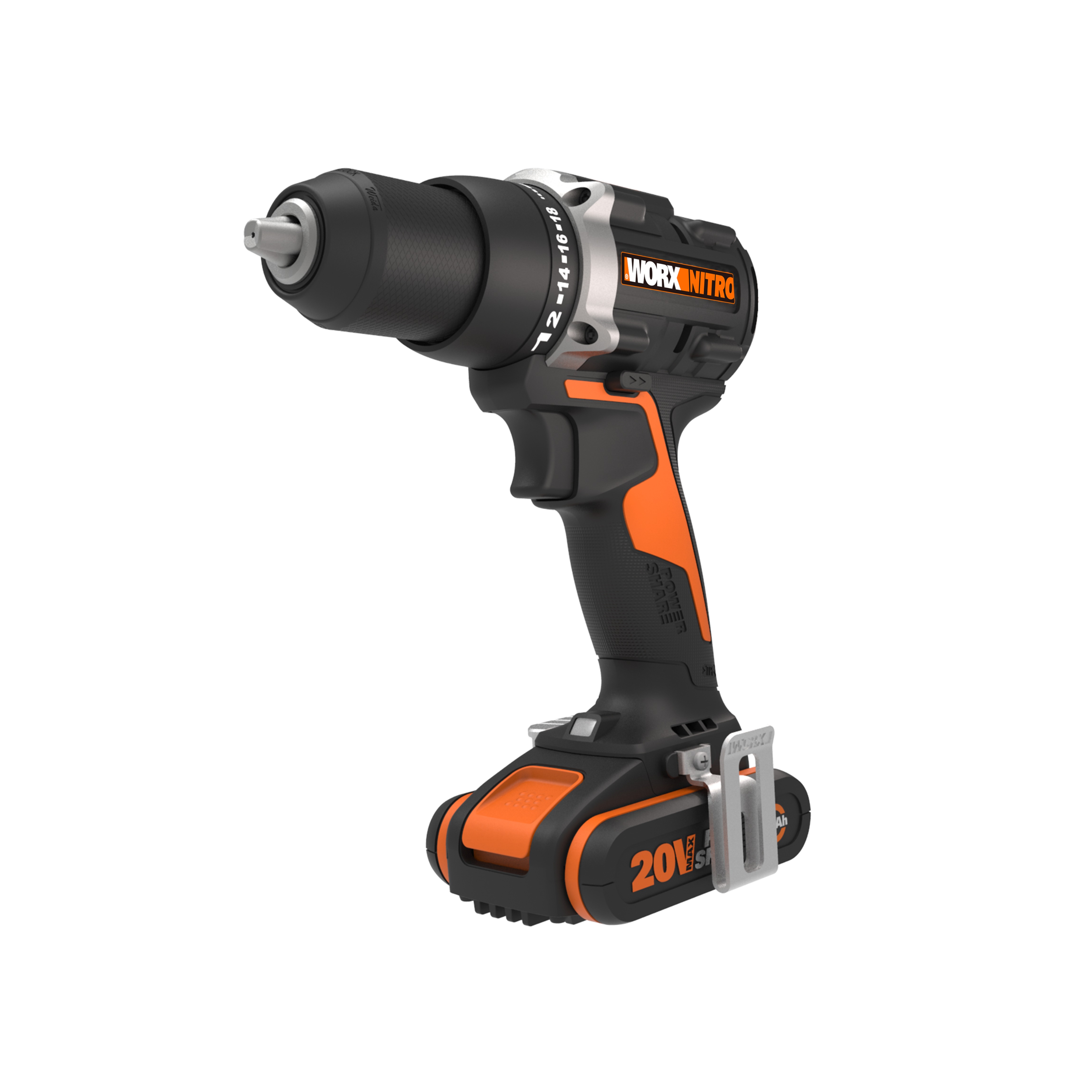 Worx WX102 - Taladro atornillador BL (2bat 2.0Ah)