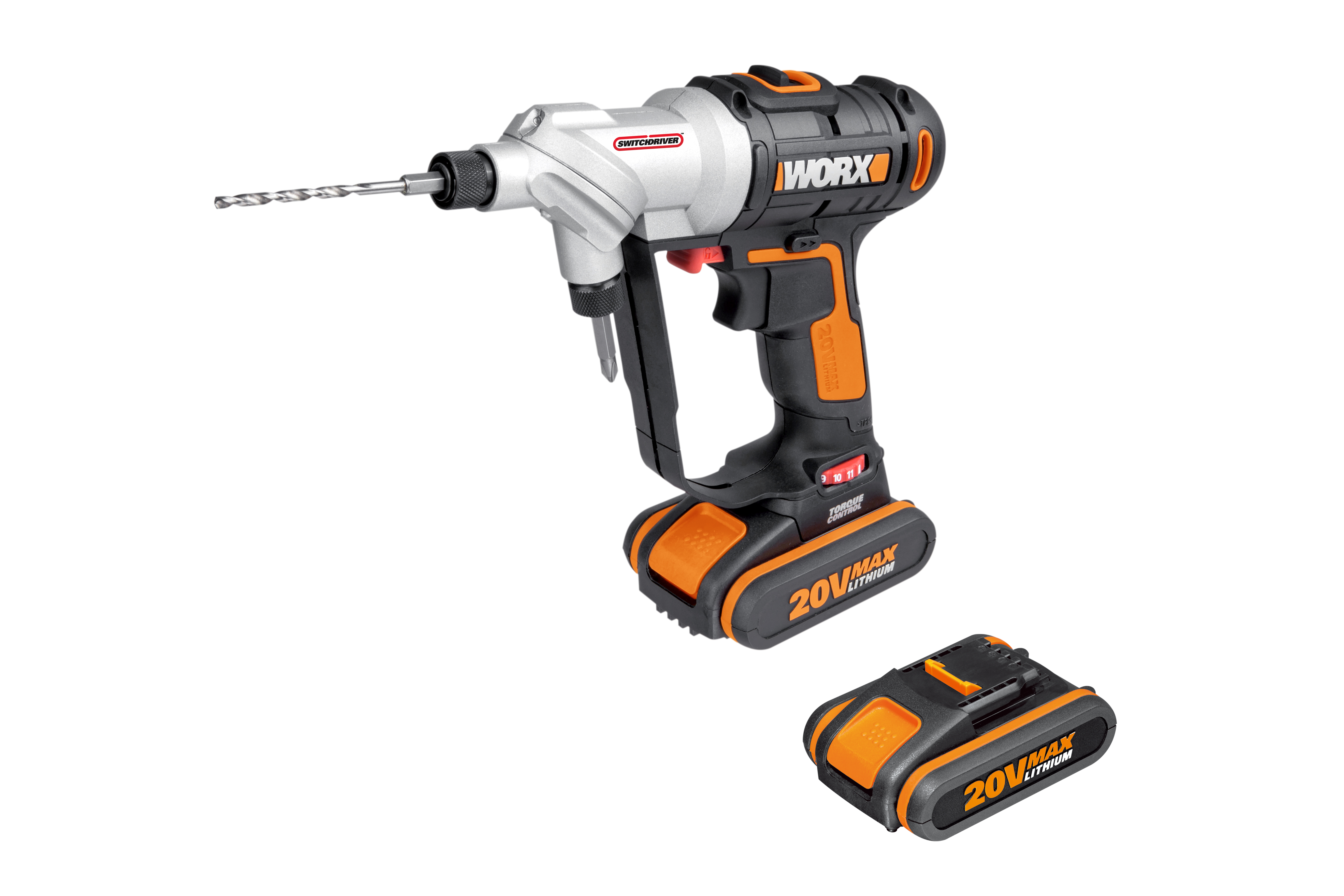 Worx DIY Worx WX176.3 - Taladro Atornillador doble cabezal