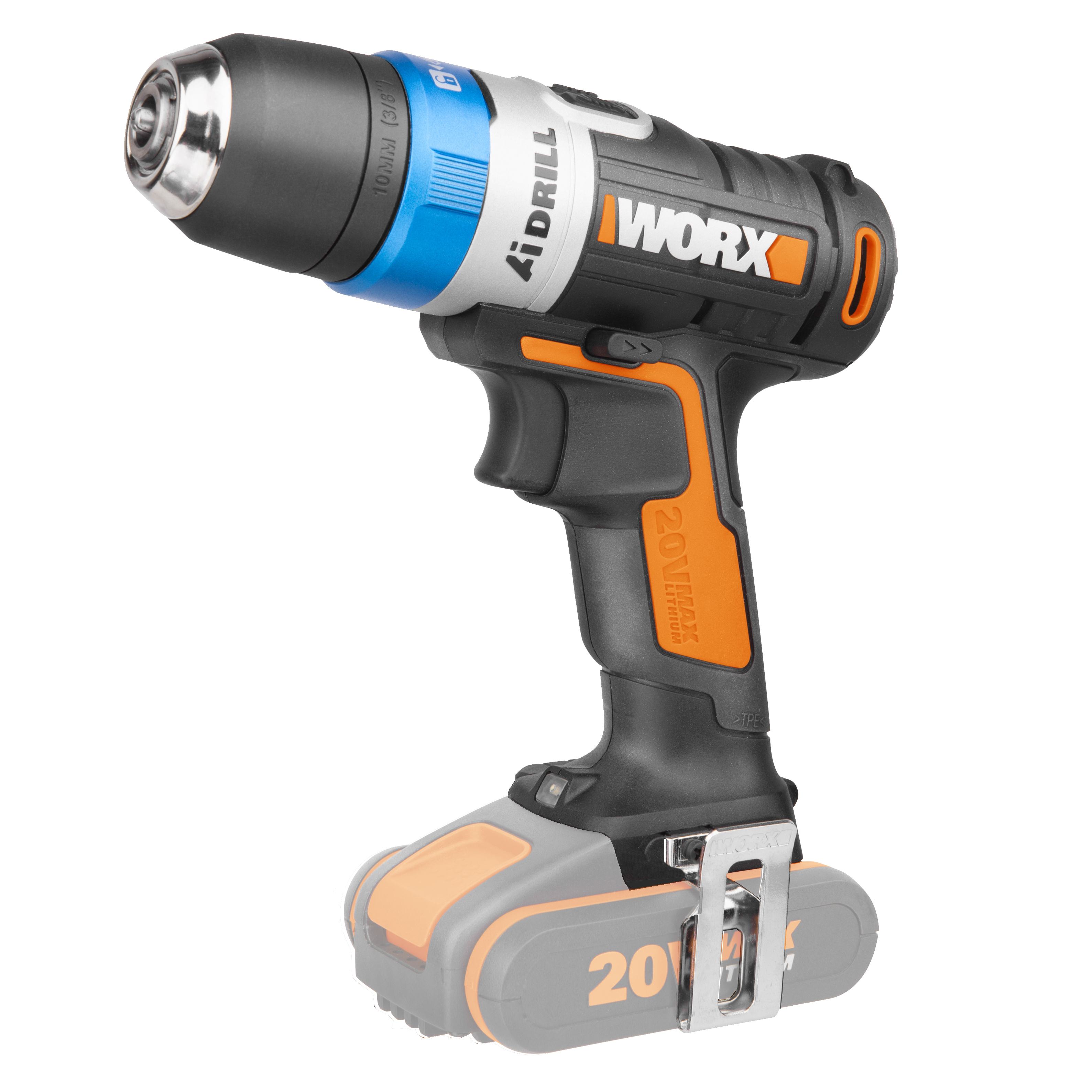 Worx DIY Worx WX178.9 - Taladro Atornillador Ai Drill 20V (S/bat)