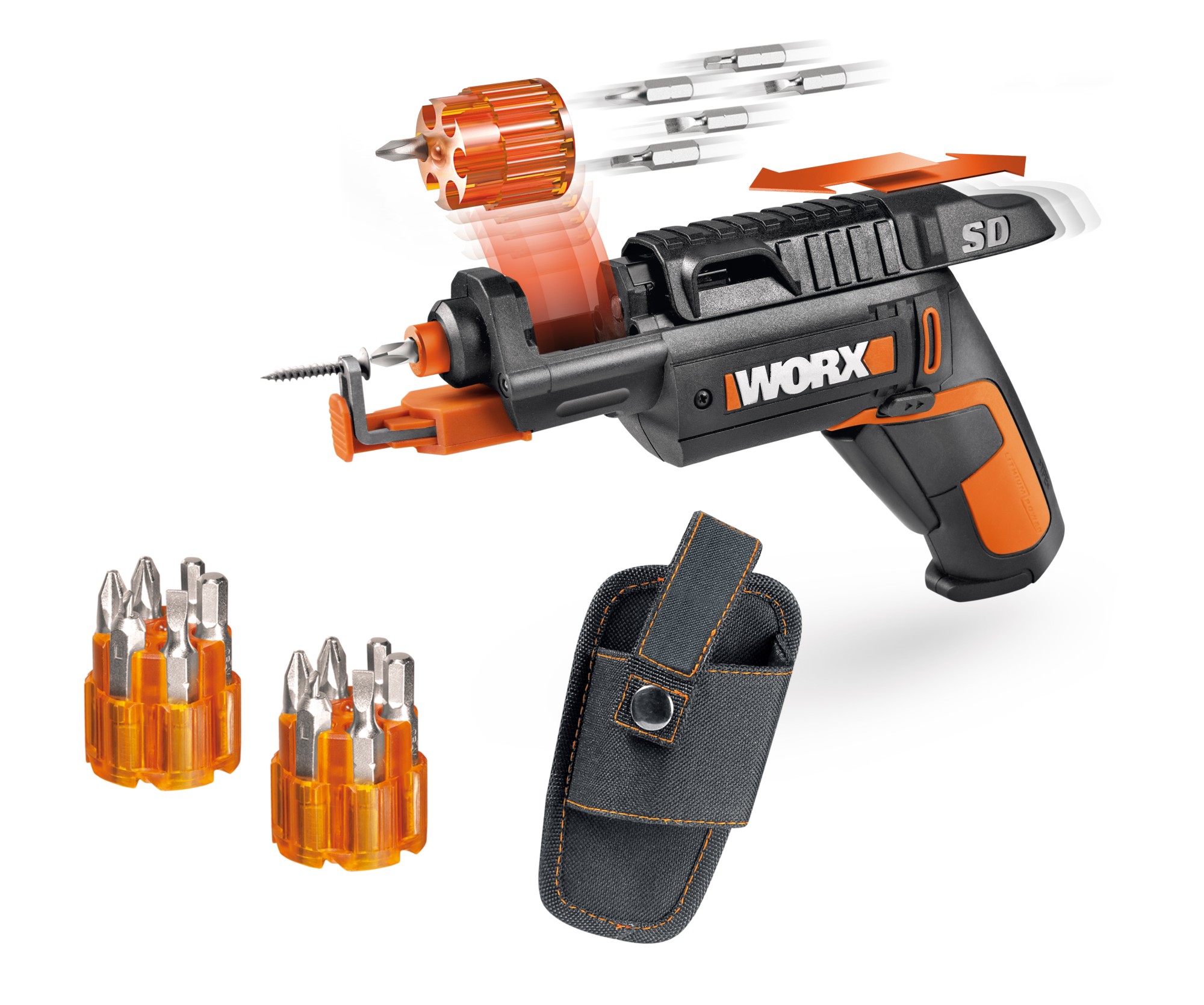 Worx DIY Worx WX255 - Atornillador 4V multipuntas