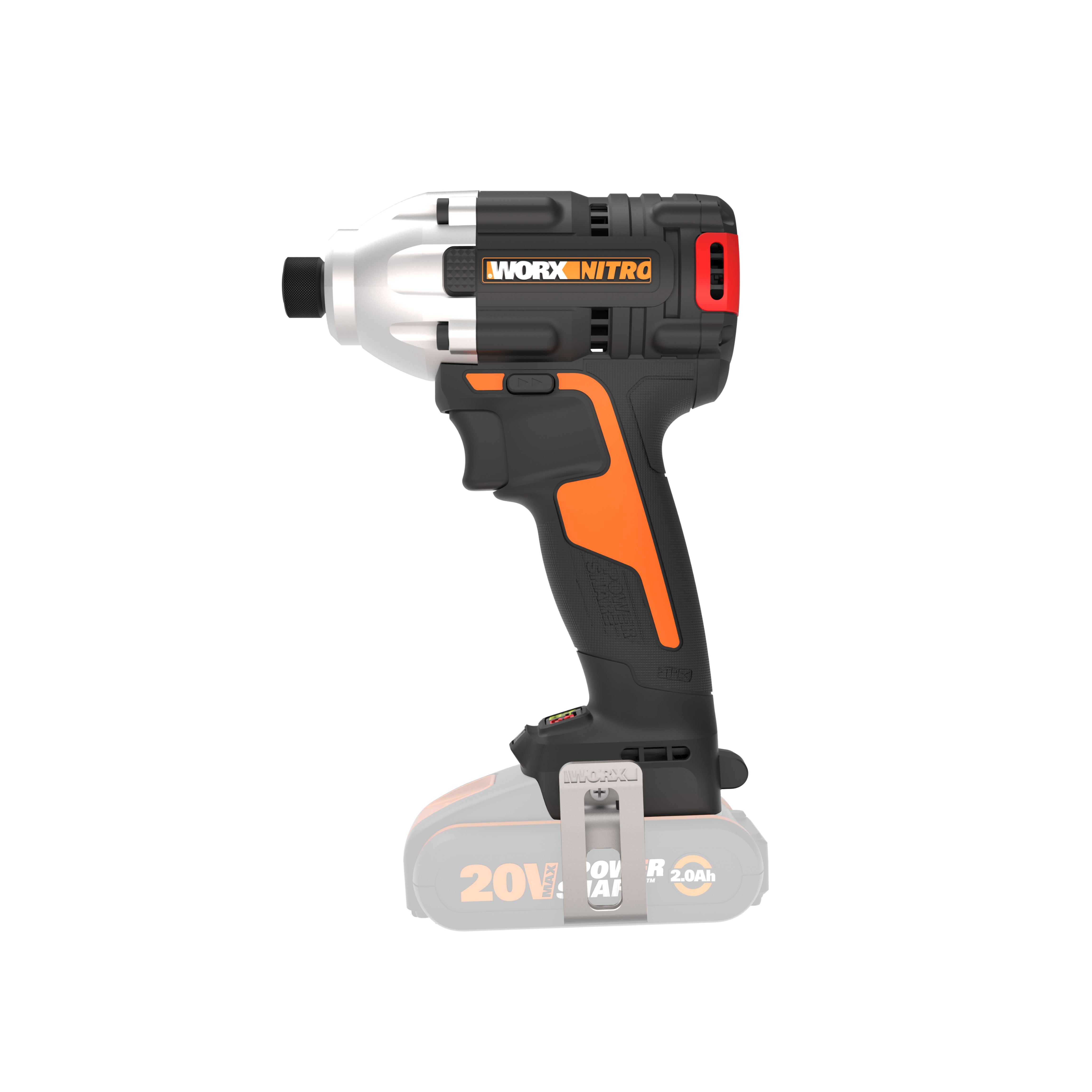 Worx WX261.9 - Atornillador Impacto Brushless 20V (S/bat)
