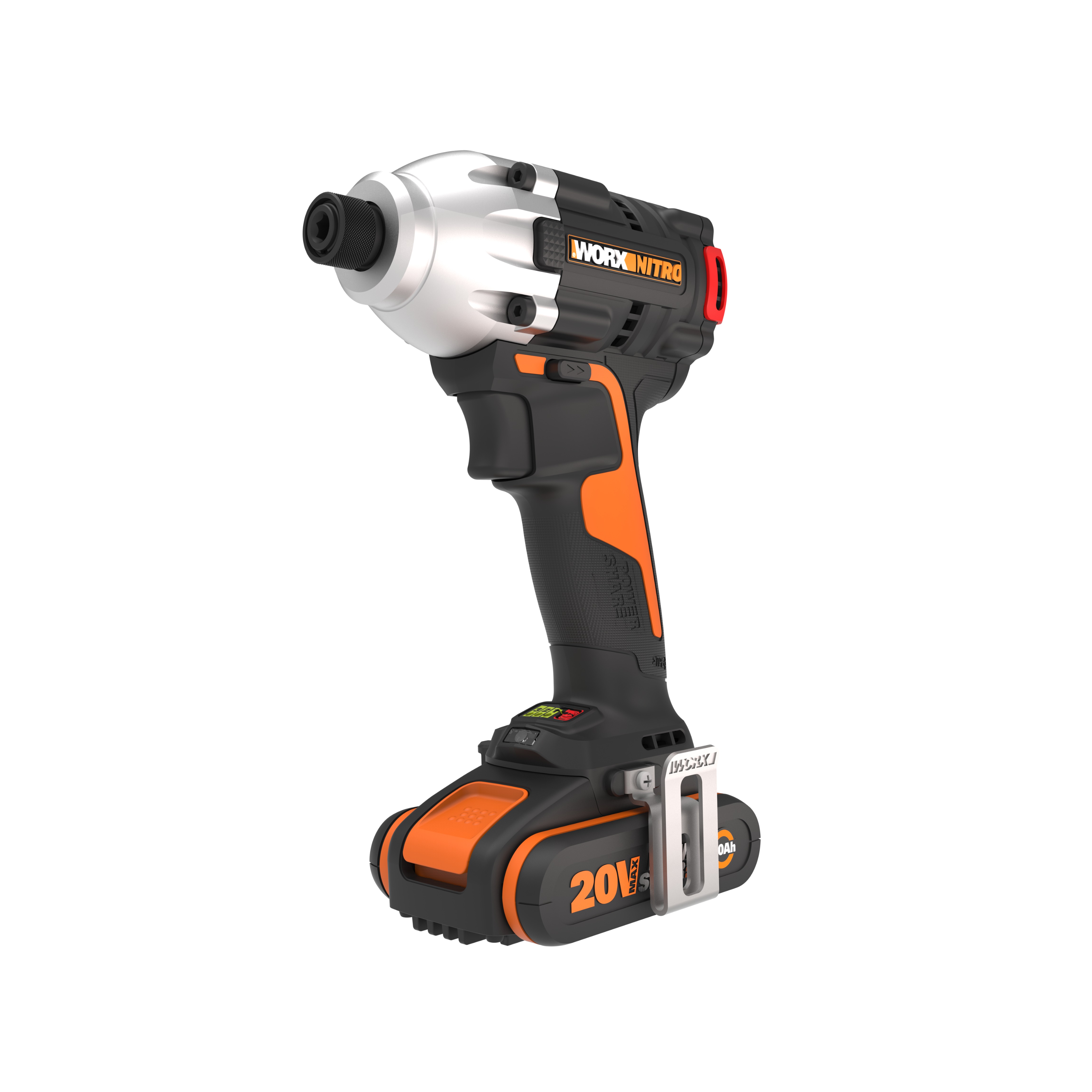 Worx WX261 - Atornillador Impacto Brushless 20V 2.0Ah (2 bat)