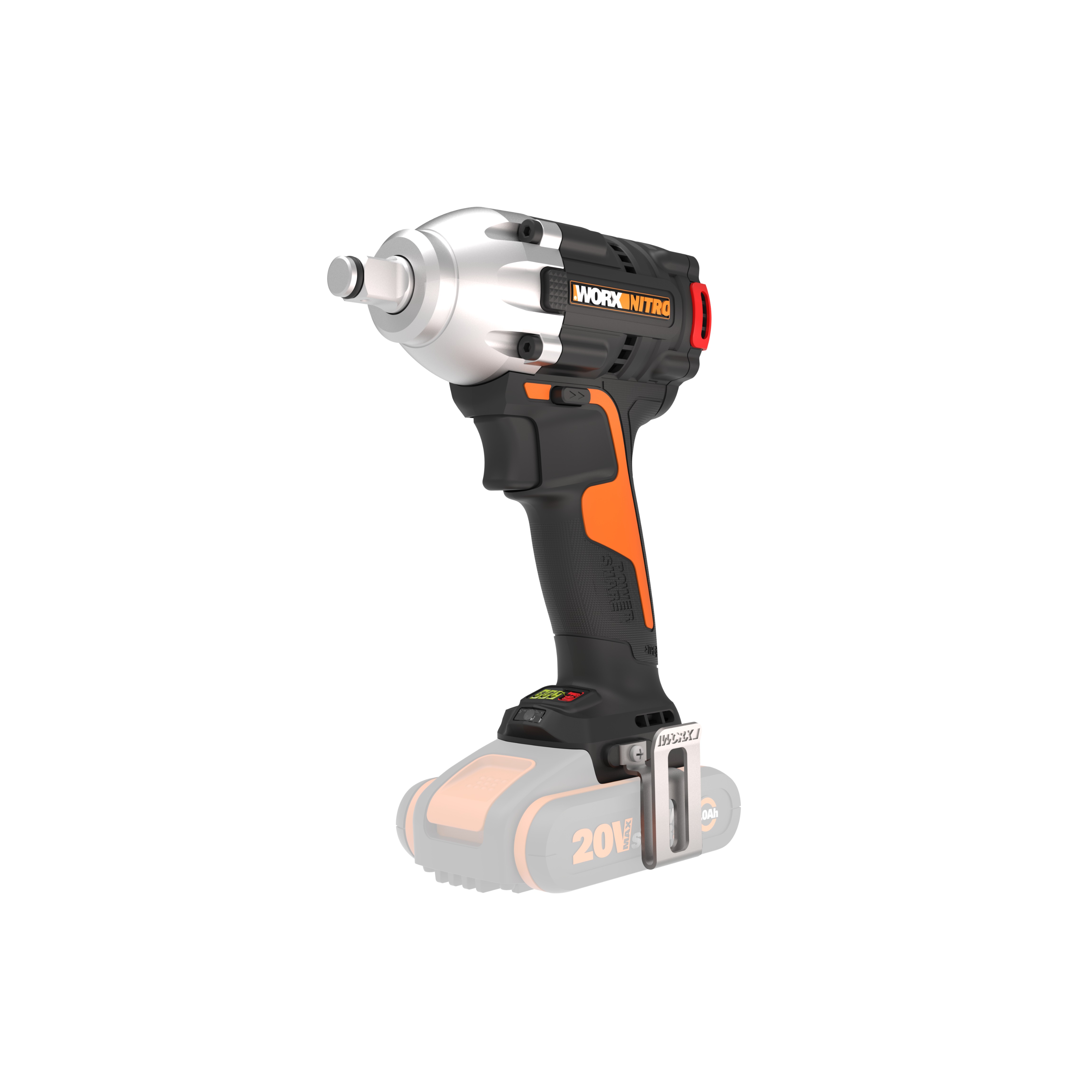 Worx WX272.9 - Llave de Impacto BL 20V (S/bat)
