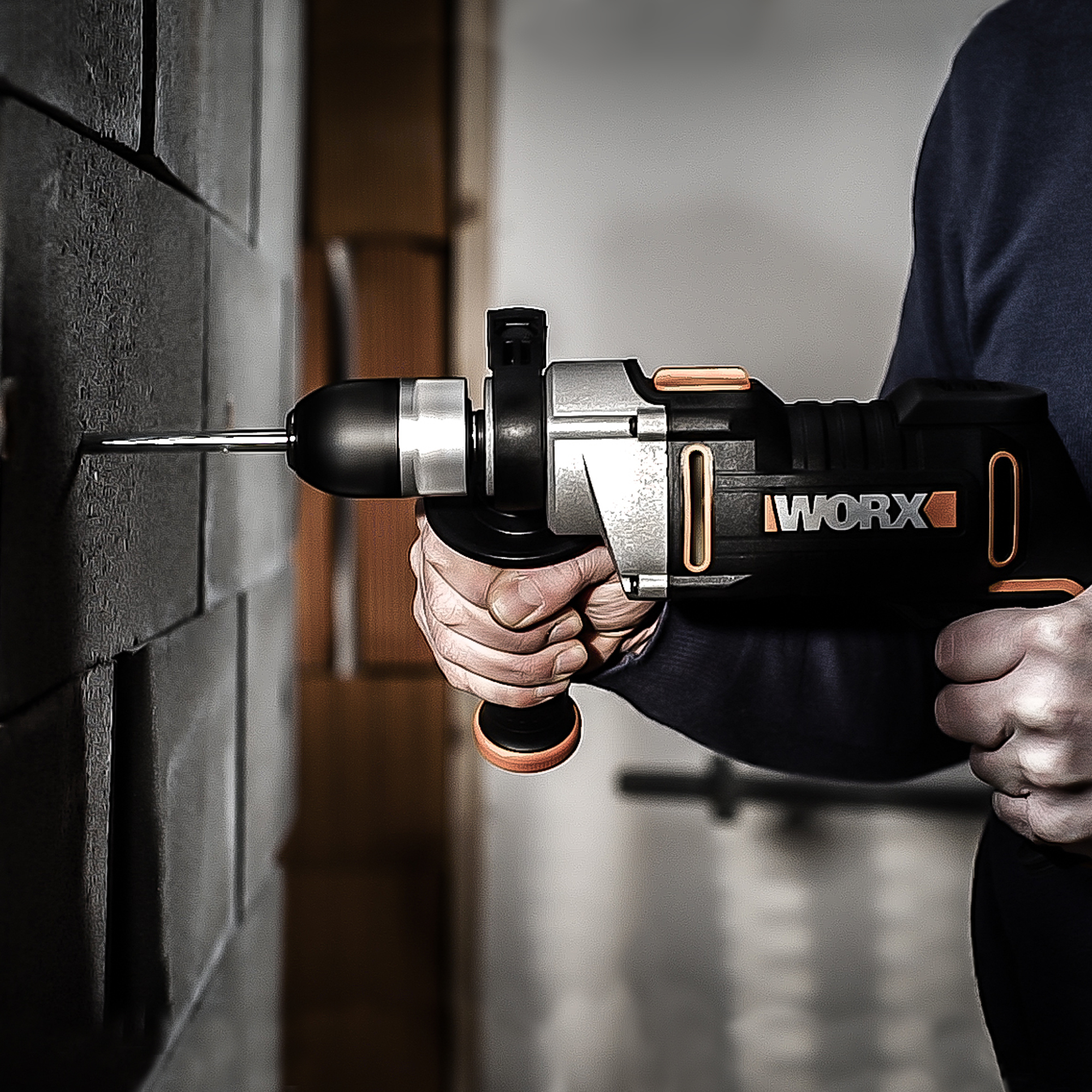 Worx WX318 - Taladro percutor 810W
