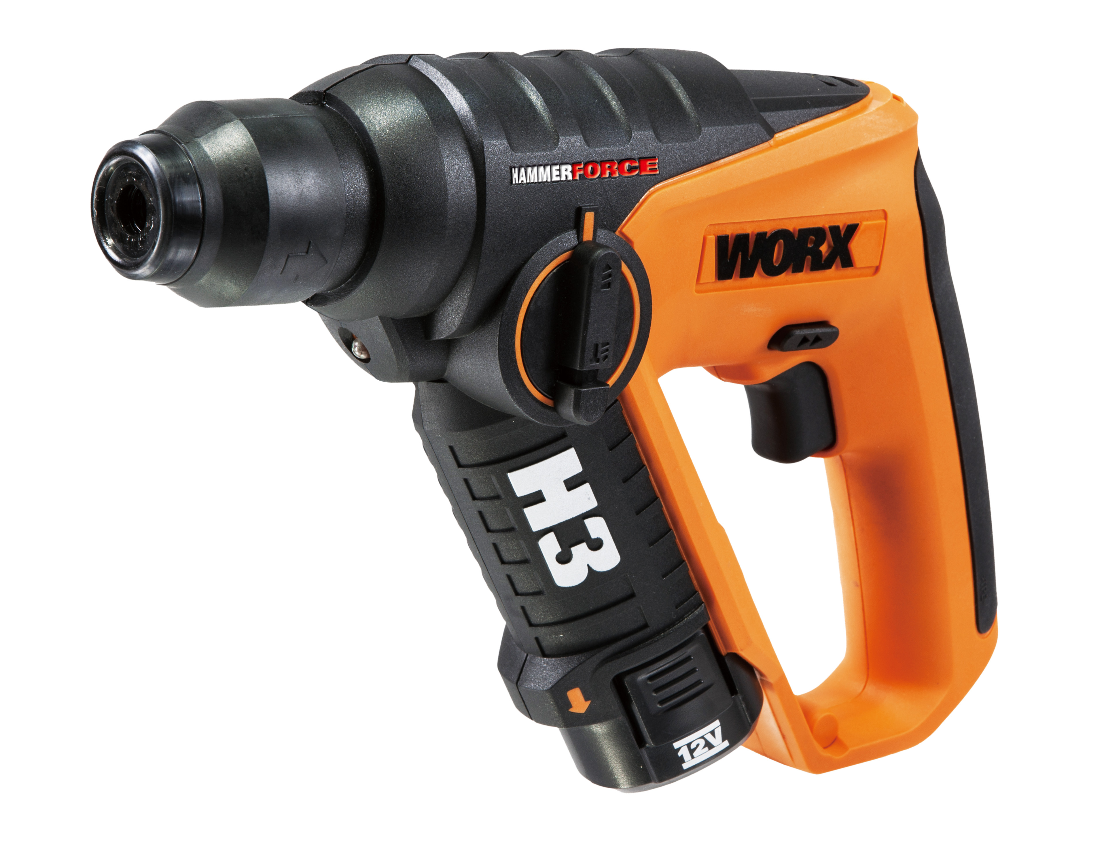 WX382.6 - H3 Taladro/Atornillador/Martillo 12V 2Ah 2bat