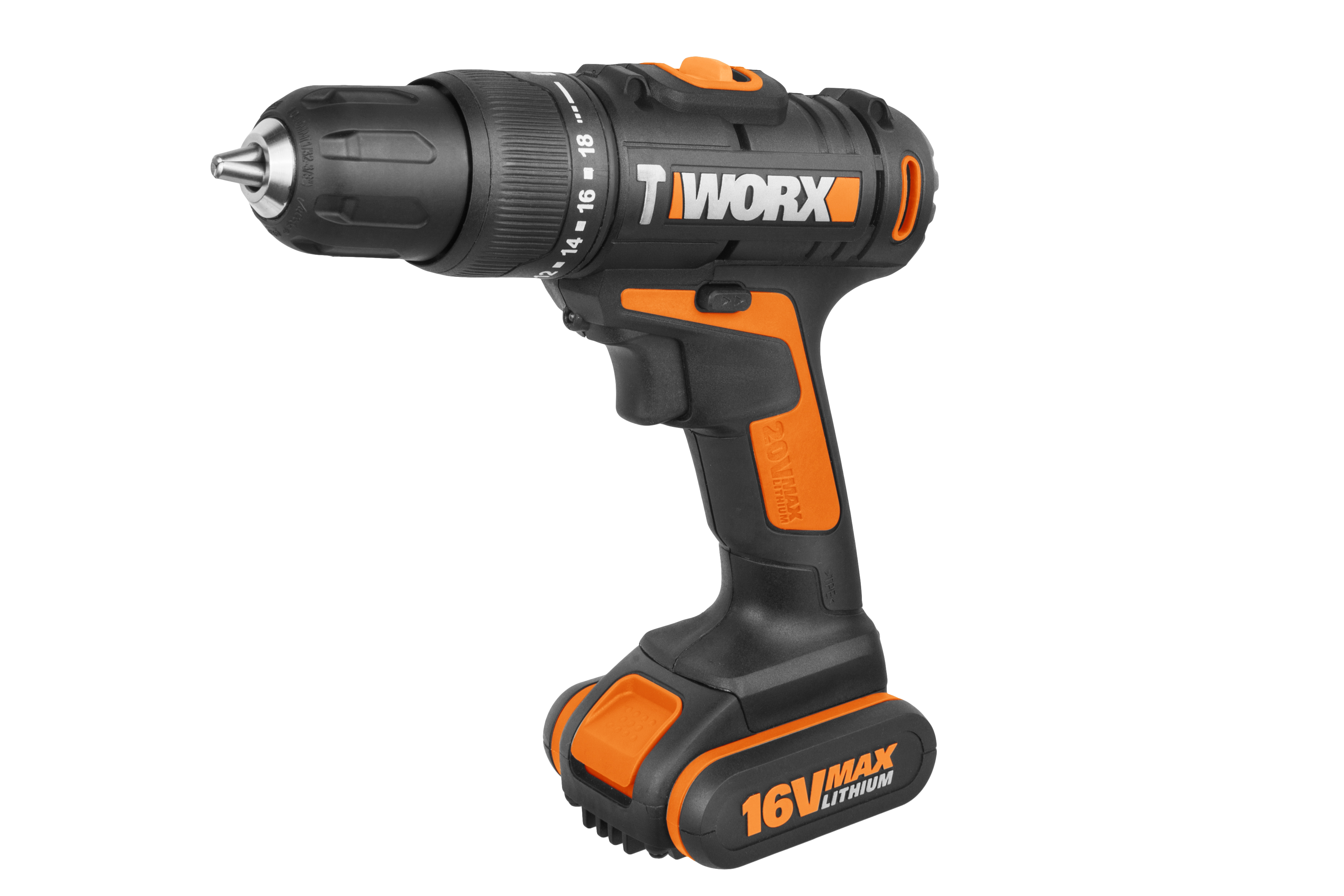 Worx WX385.1 - Taladro percutor 16V 2.0Ah (2 bat)