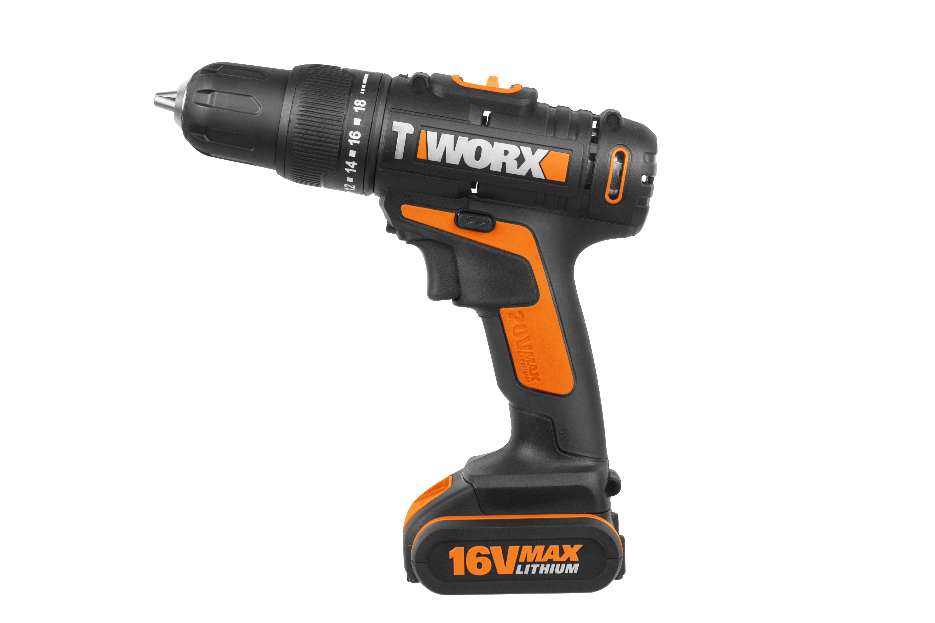 Worx WX385.1 - Taladro percutor 16V 2.0Ah (2 bat)