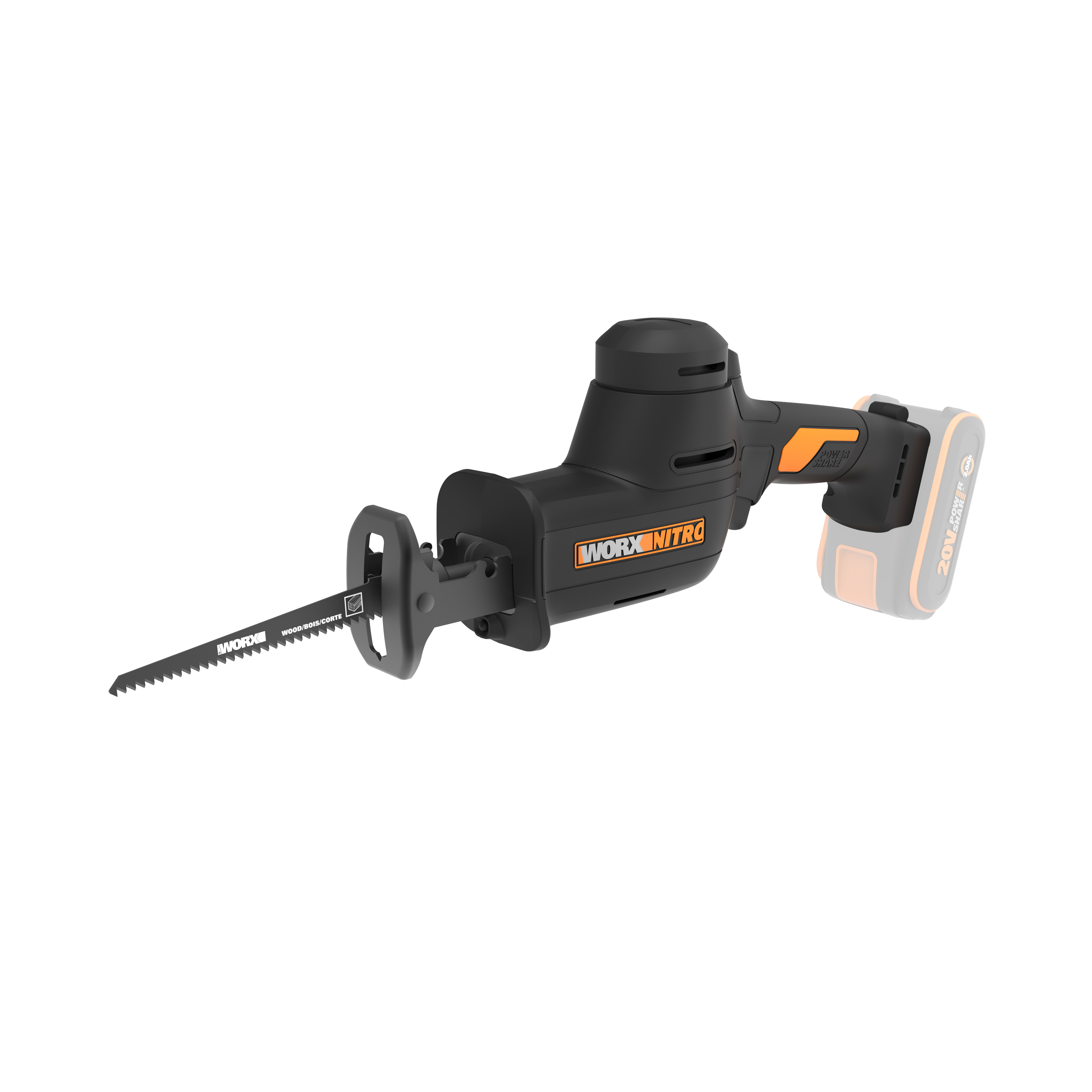 WX501.9 - Sierra sable 20V BL NITRO 20V (S/bat)