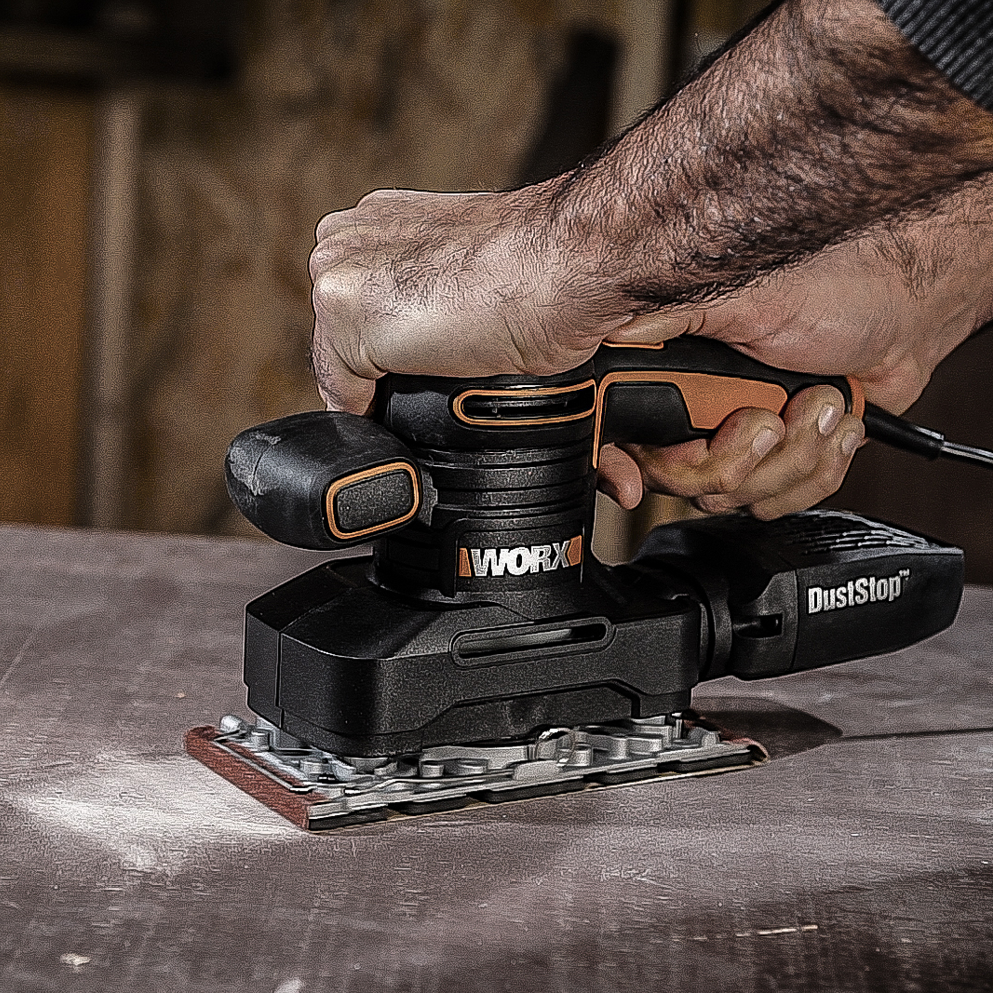 Worx WX641 - Lijadora orbital 250W