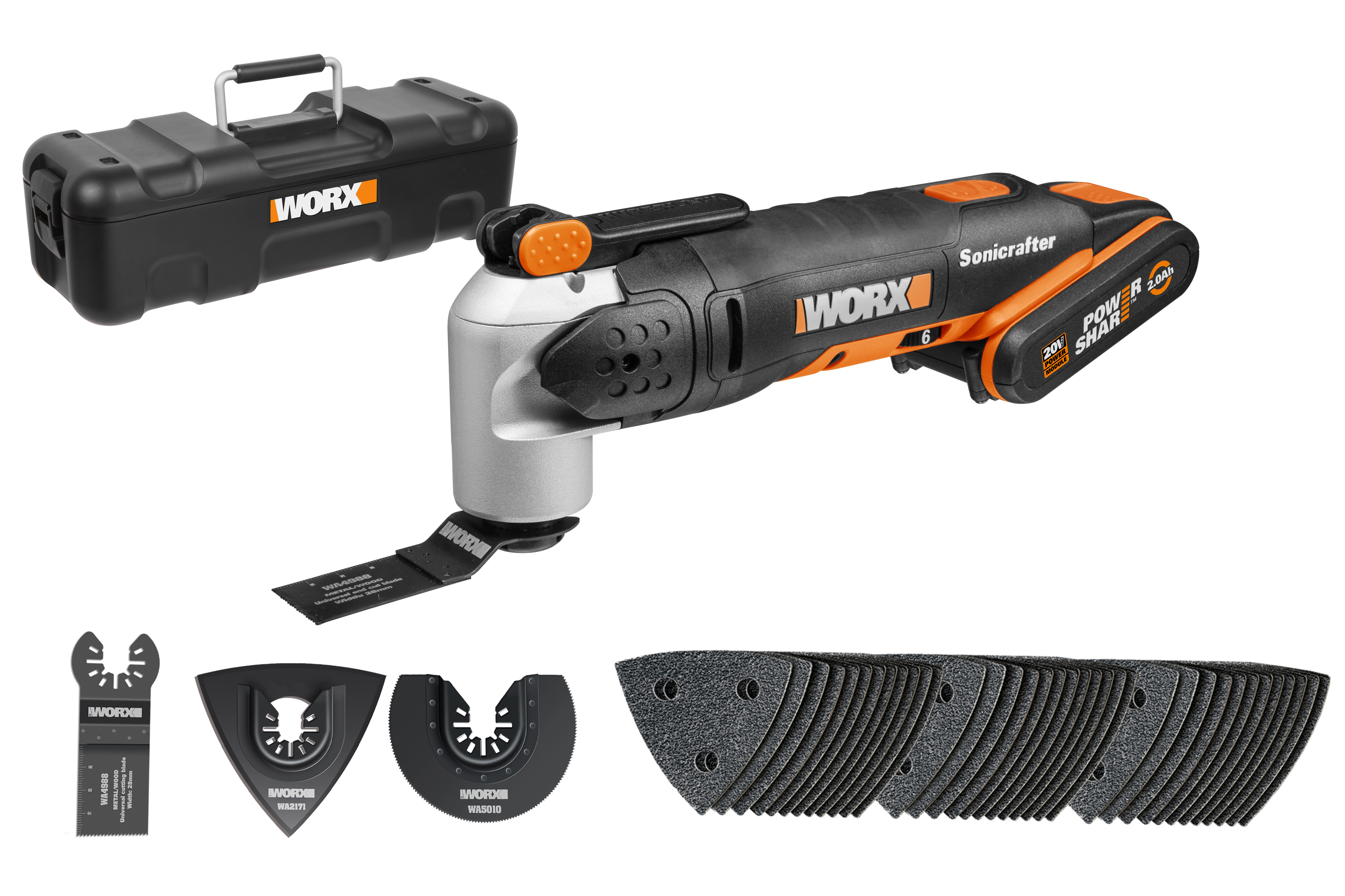 Worx WX678 - Multiherramienta Sonicrafter® 20V 2.0Ah (1bat)