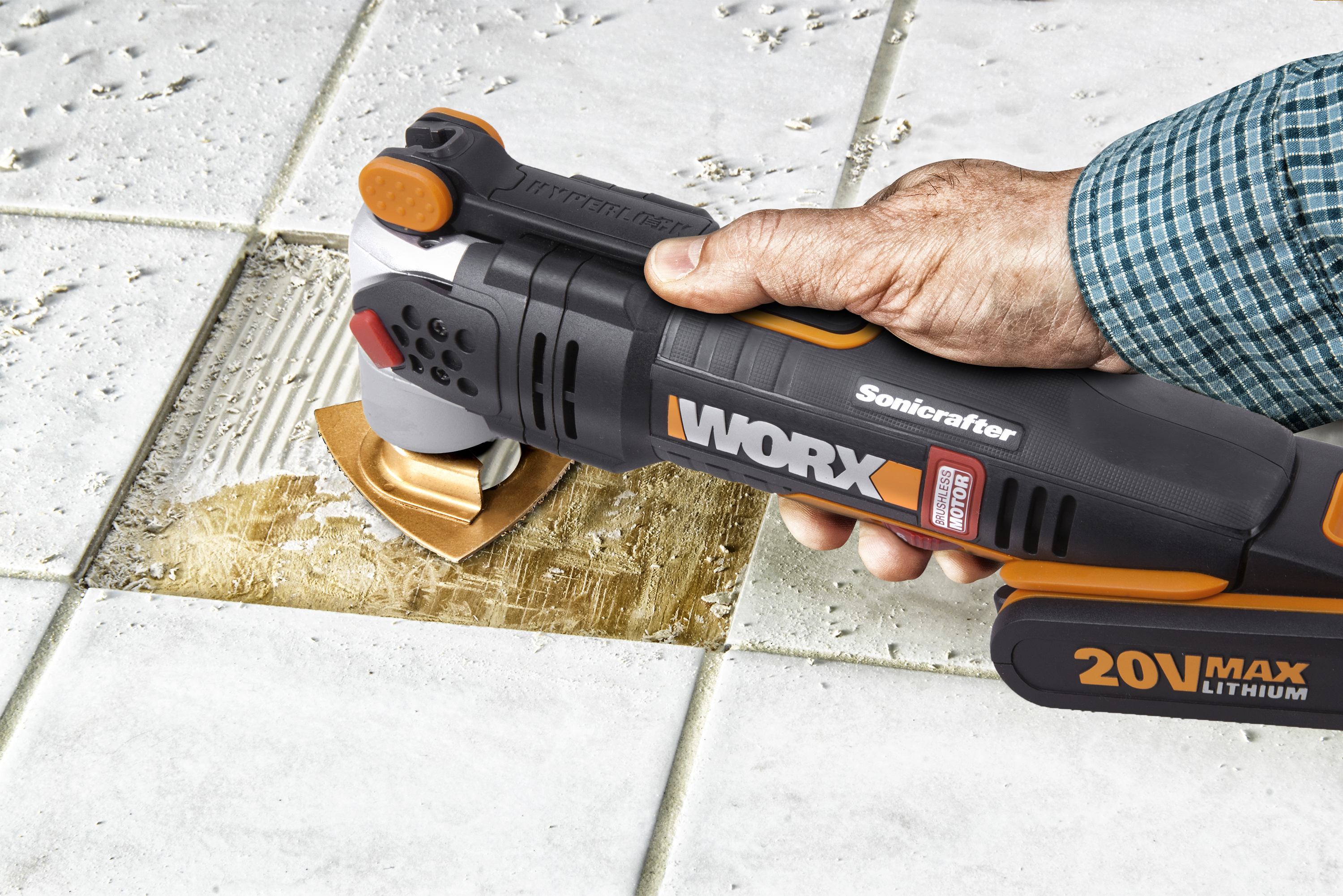 Worx WX693 - Multiherramienta Sonicrafter® Brushless 20V 2.0Ah (1bat)