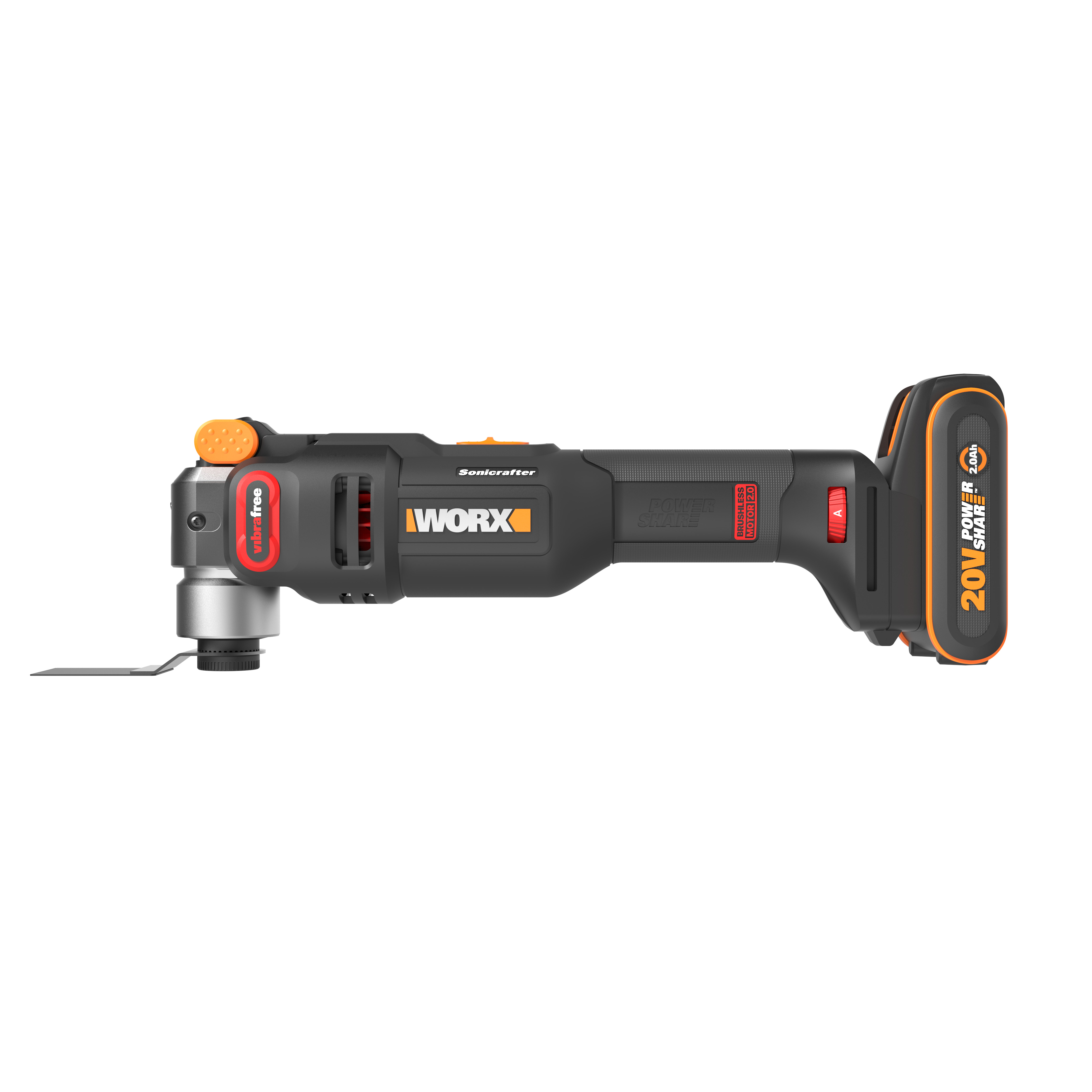 Worx WX698 - Multiherramienta Sonicrafter® BL NITRO 20V (1bat 2,0Ah)