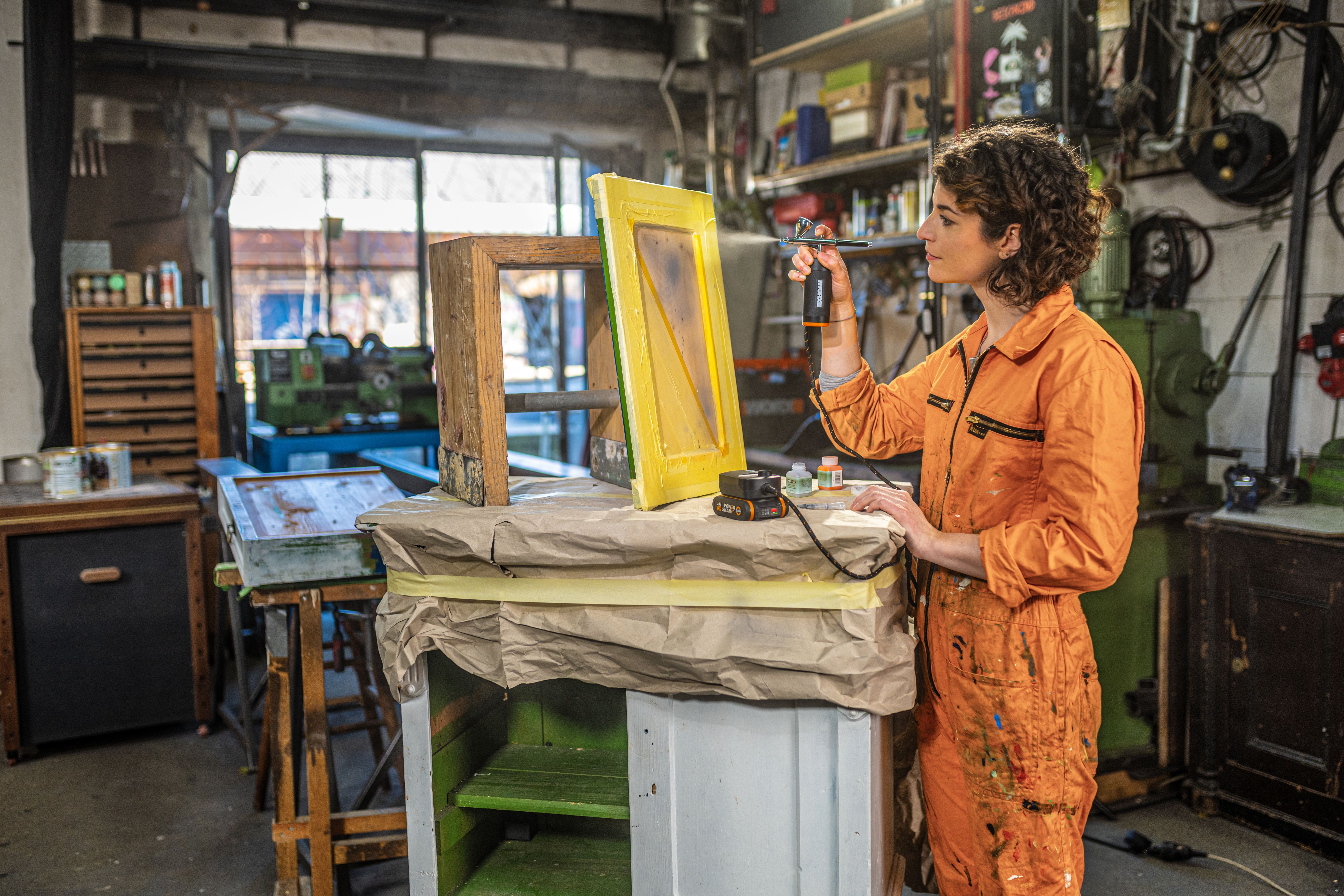 Worx WX742.9 - Aerógrafo MakerX