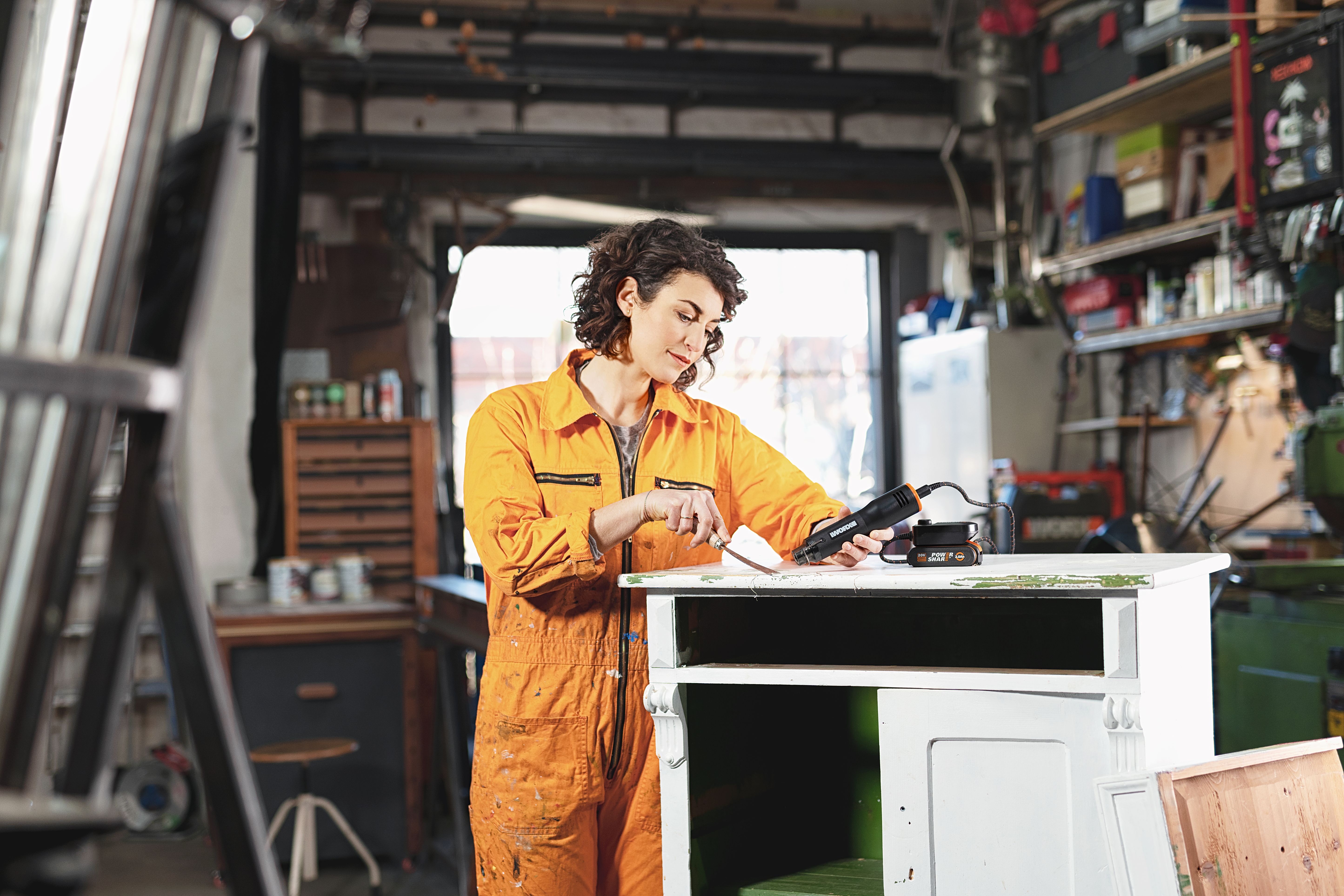 Worx WX743.9 - Pistola de calor MakerX