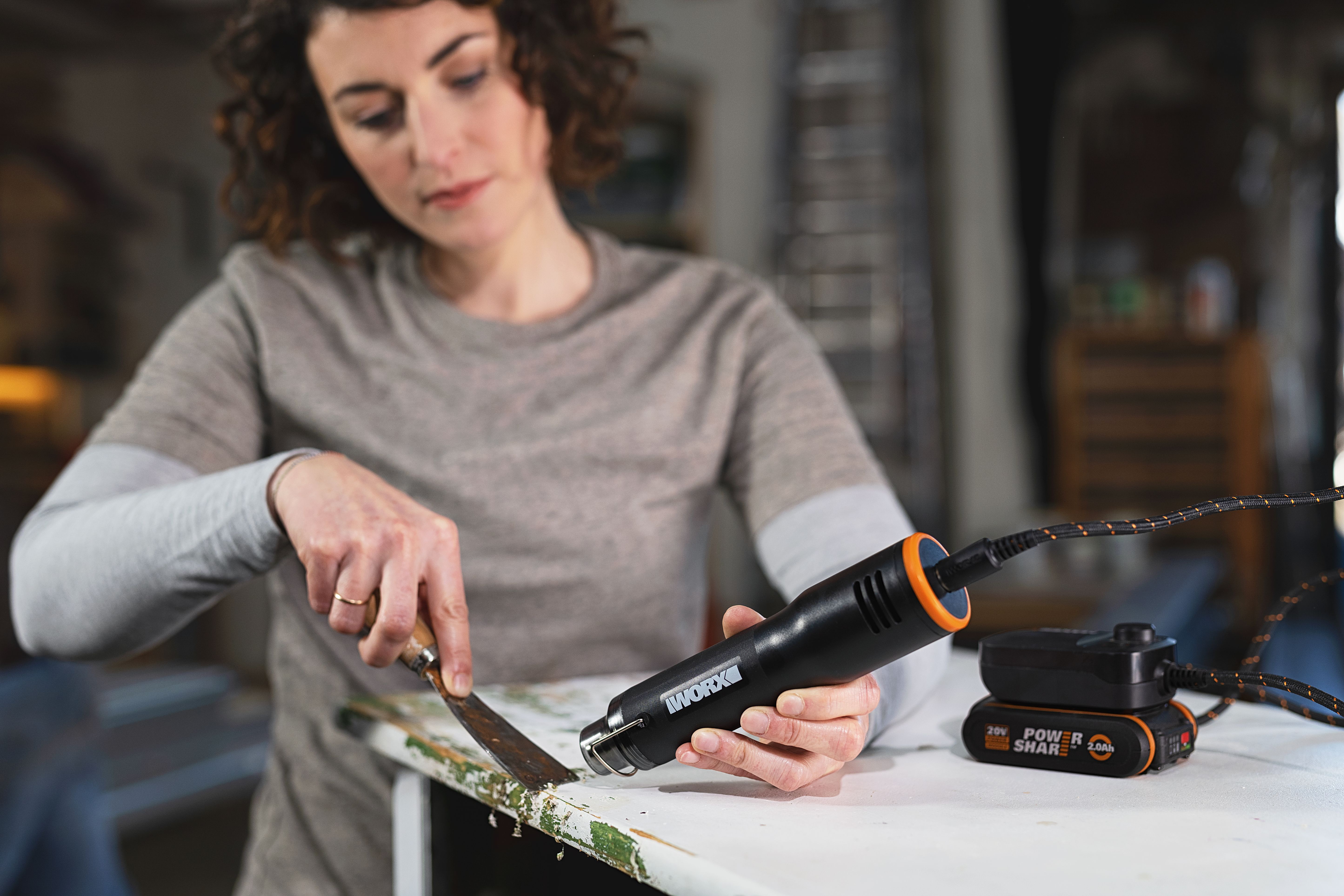 Worx WX743.9 - Pistola de calor MakerX