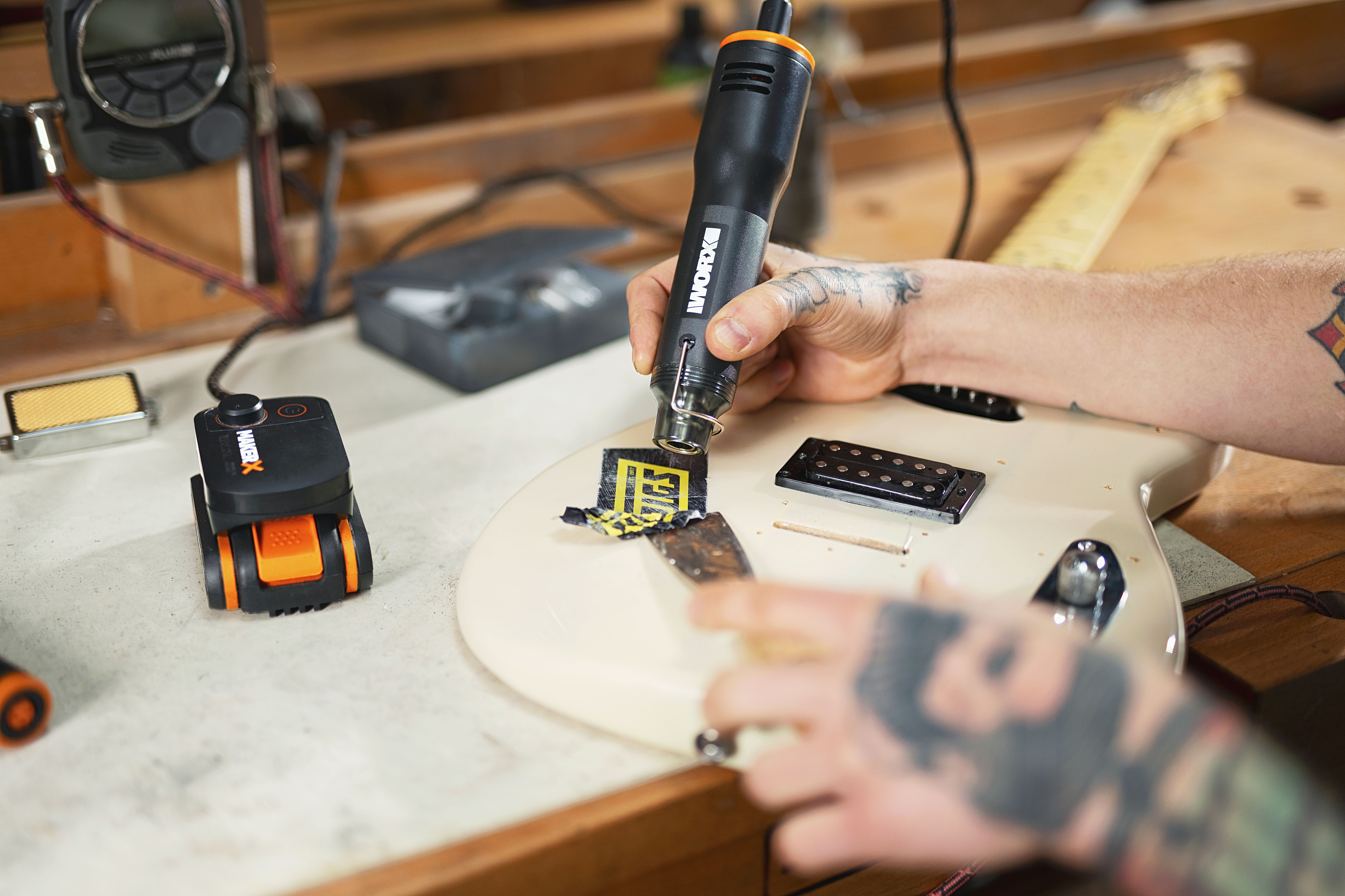 Worx WX743.9 - Pistola de calor MakerX