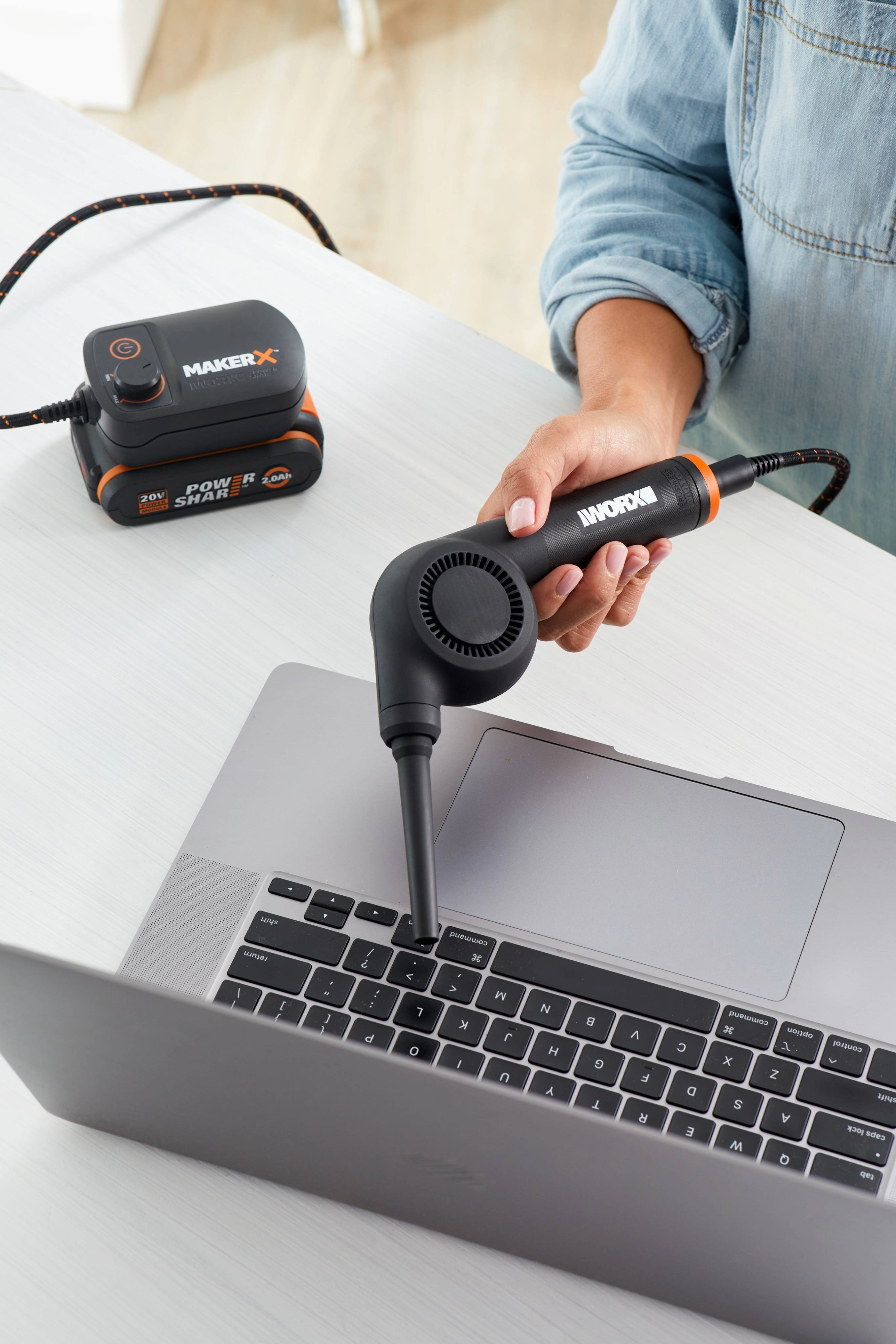 Worx WX747.9 - Mini Soplador MakerX 20V (S/bat)