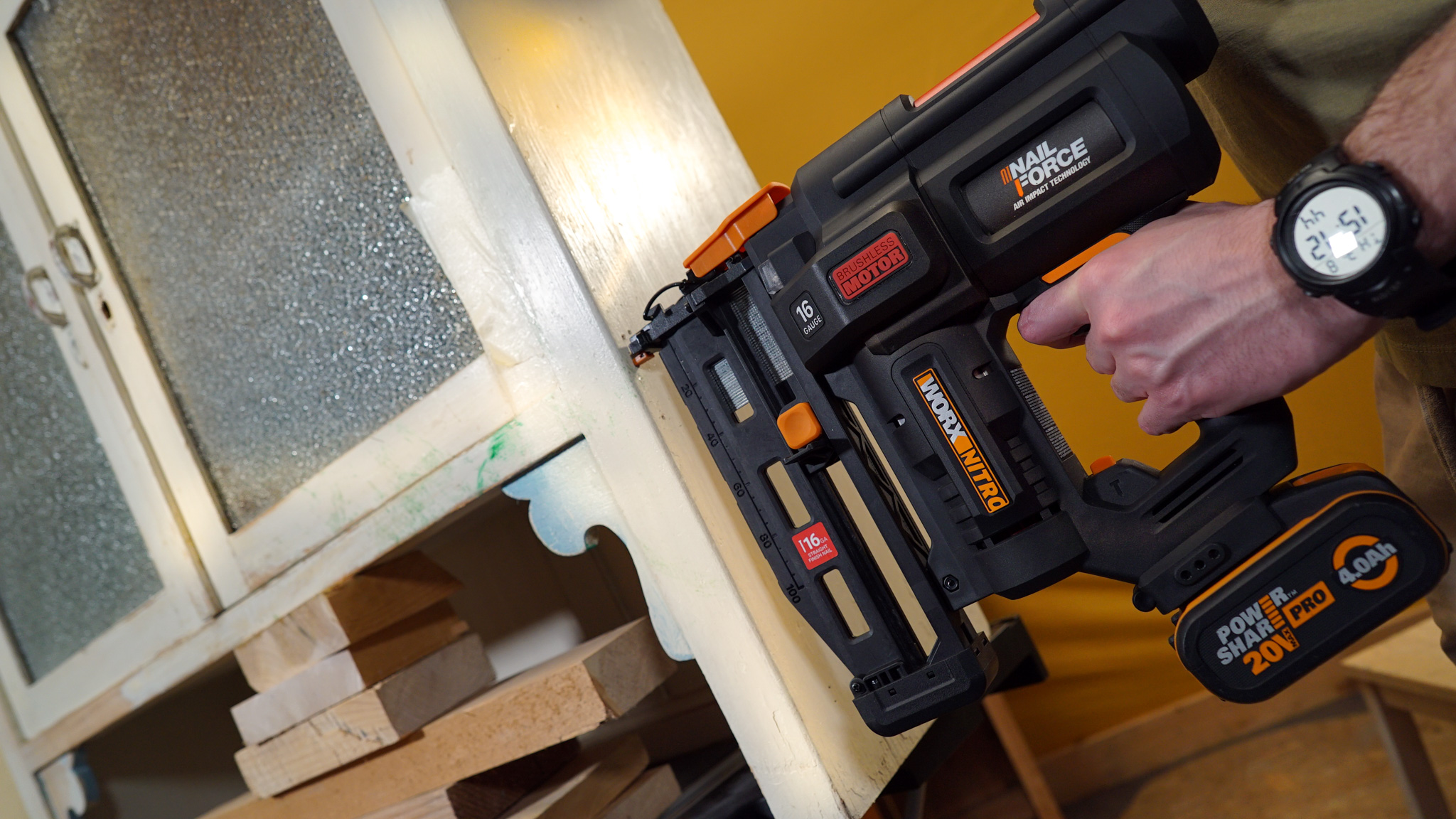 Worx WX841.9 - Clavadora BL NITRO 20V (S/bat)