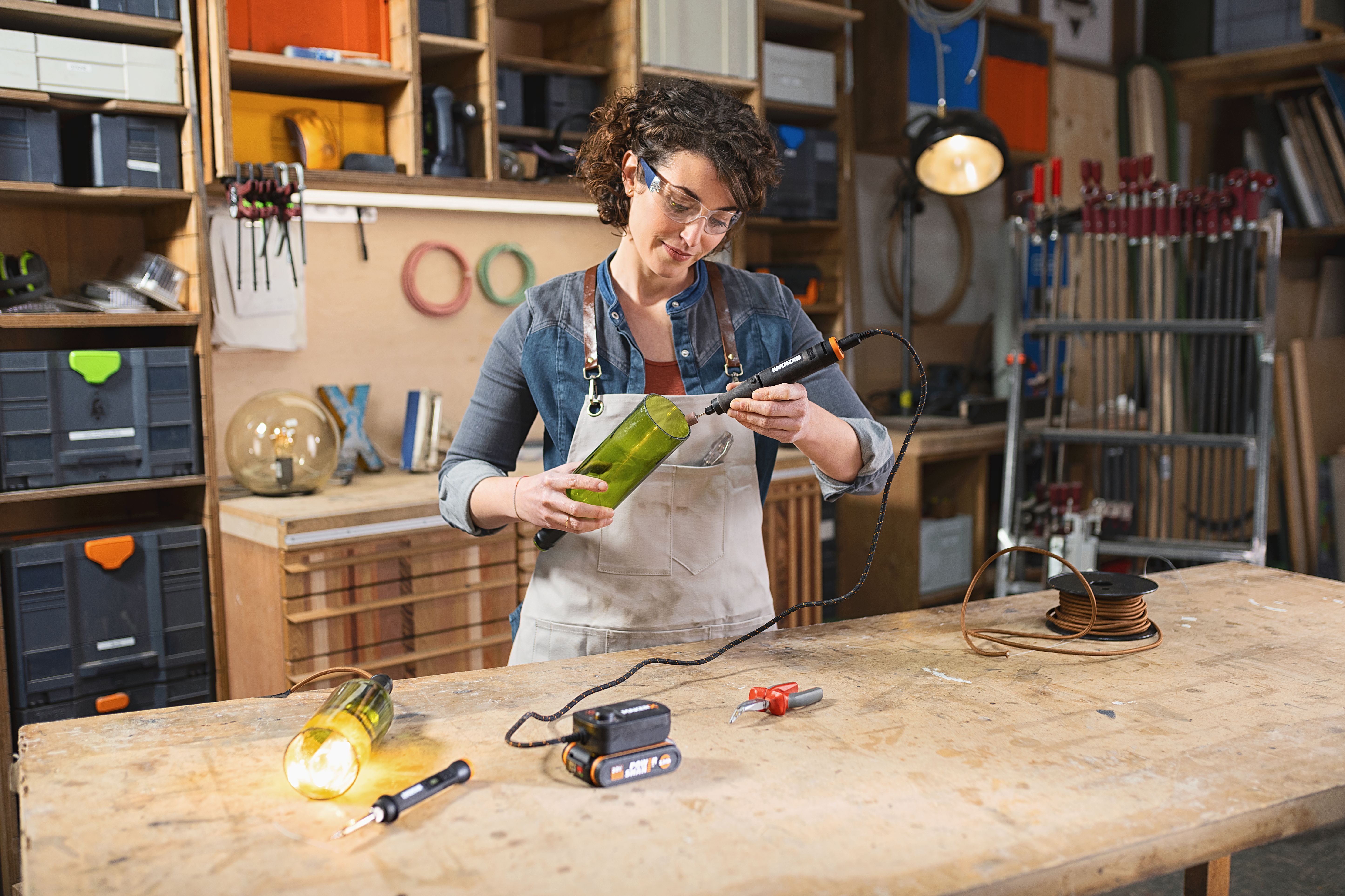 Worx WX988 - Herramienta rotatoria y Soldador Maker X