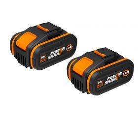 Worx WA3553.2 - 2 Baterías 20V (2x4Ah) POWERSHARE