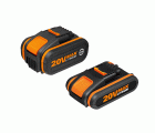Worx WA3605 - 2 Baterías 20V (2Ah+4Ah) POWERSHARE