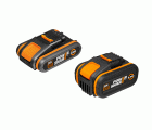 Worx WA3605 - 2 Baterías 20V (2Ah+4Ah) POWERSHARE