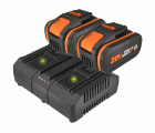 Pack 2 baterías 20V 4,0Ah + cargador doble