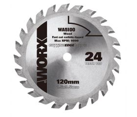 Worx WA5100 - Disco de Corte madera rápido extremo 120mm