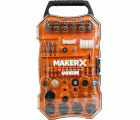 Worx WA7208 - Kit de 201 accesorios para herramientas rotativas